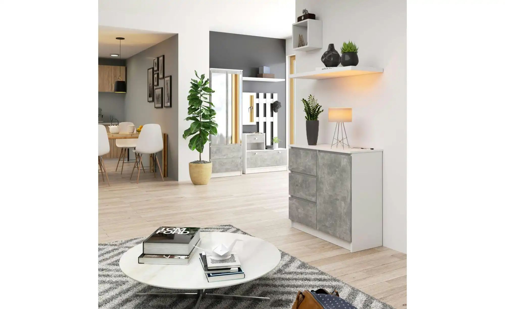 Kommode  Kubra ¦ mehrfarbig ¦ Maße (cm): B: 80 H: 77 Kommoden & Sideboards günstig online kaufen
