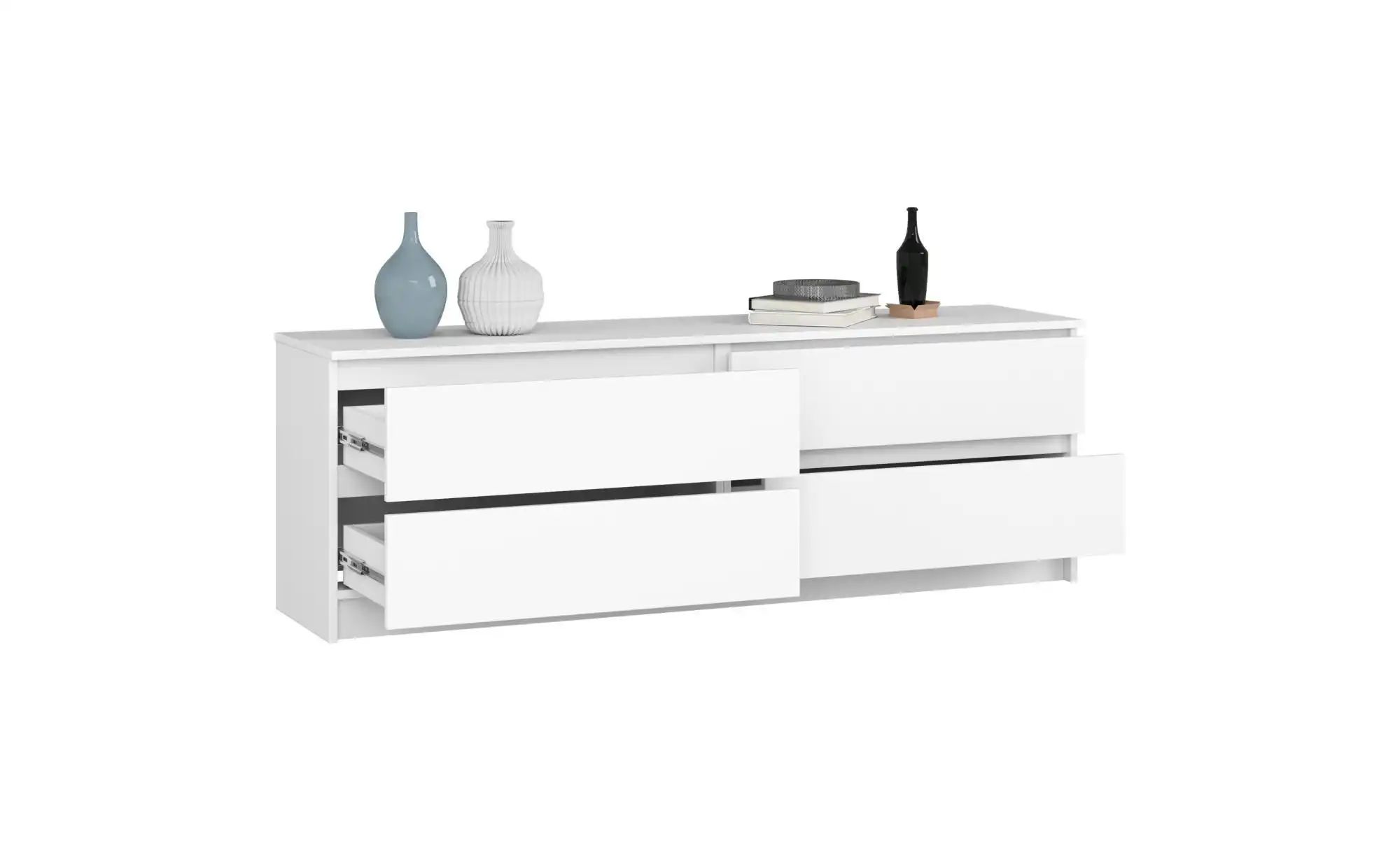 Thumbnail - Kommode 160 cm breit Kuno ¦ weiß ¦ Maße (cm): B: 160 H: 55 Kommoden & Sideboards > Kommoden - Höffner