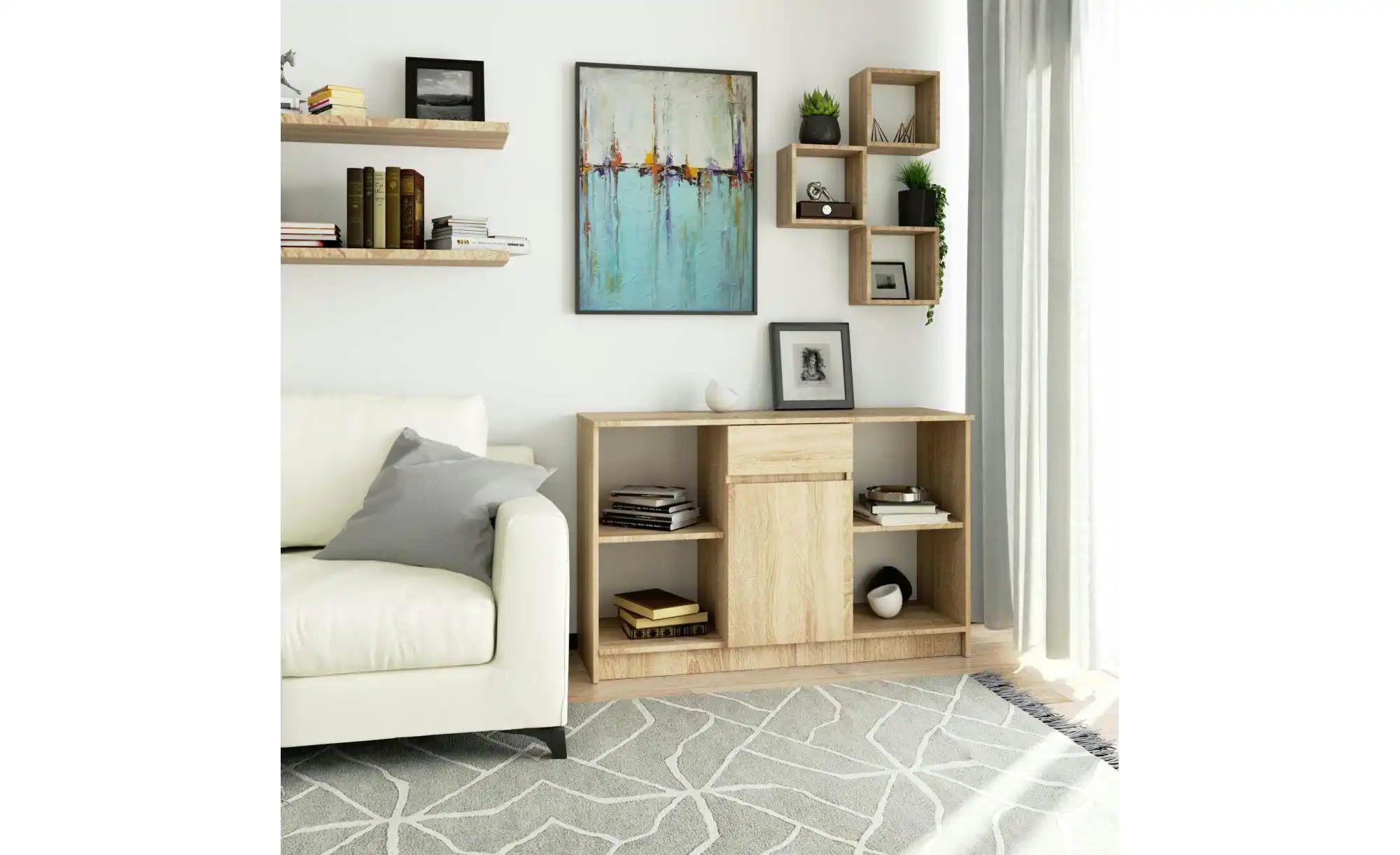 Kommode  Berta ¦ holzfarben ¦ Maße (cm): B: 120 H: 77 Kommoden & Sideboards günstig online kaufen