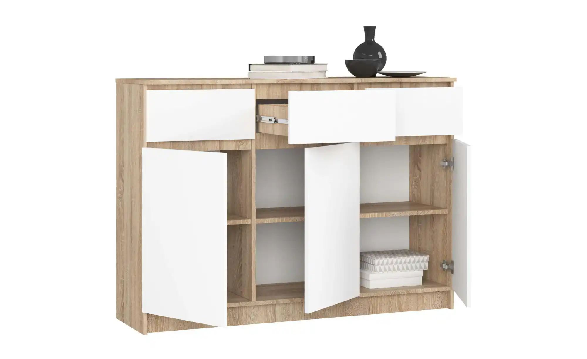 Thumbnail - Highboard  Klaus ¦ mehrfarbig ¦ Maße (cm): B: 138 H: 99 Kommoden & Sideboards > Highboards - Höffner
