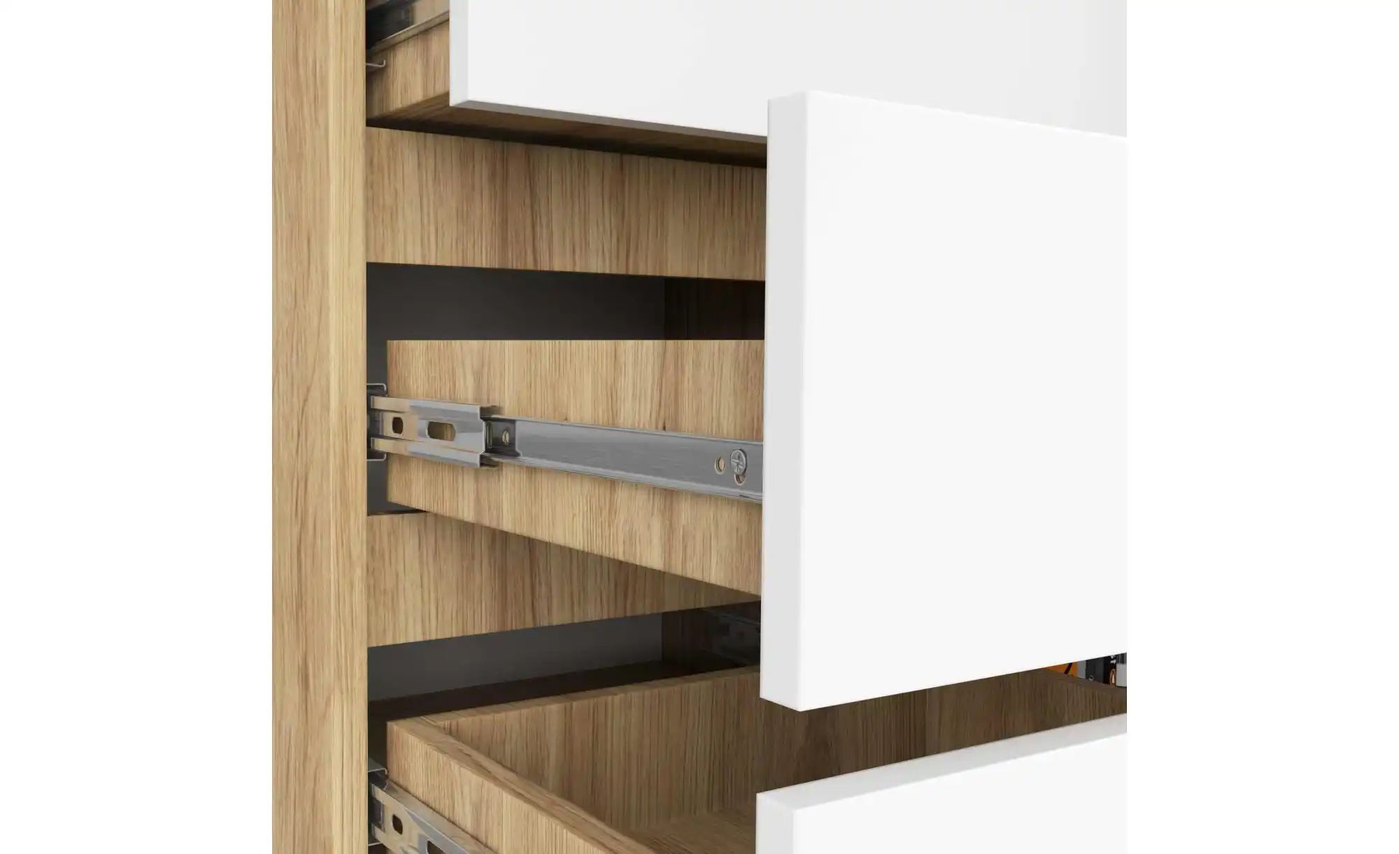 Thumbnail - Highboard 80 cm breit Kuran ¦ mehrfarbig ¦ Maße (cm): B: 80 H: 97 Kommoden & Sideboards > Highboards - Höffner