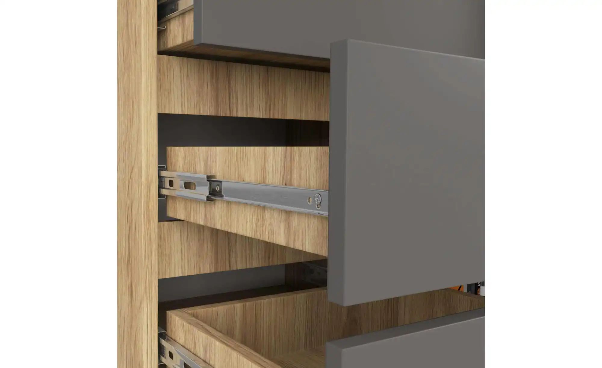 Thumbnail - Highboard 80 cm breit Kuran ¦ mehrfarbig ¦ Maße (cm): B: 80 H: 97 Kommoden & Sideboards > Highboards - Höffner