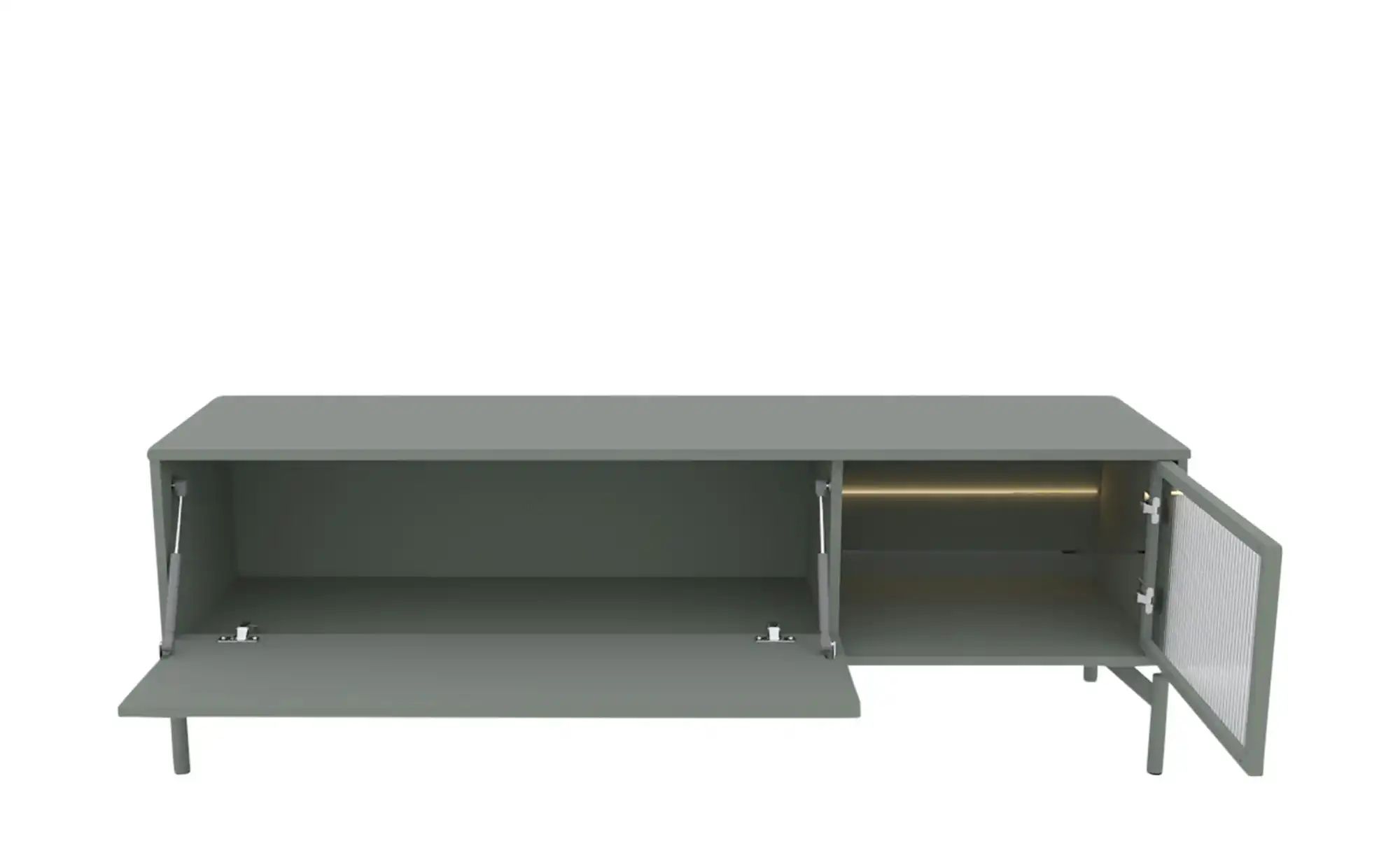 Love it TV-Lowboard  Flumeri ¦ grün ¦ Maße (cm): B: 155 H: 52 T: 43.0 Kommo günstig online kaufen