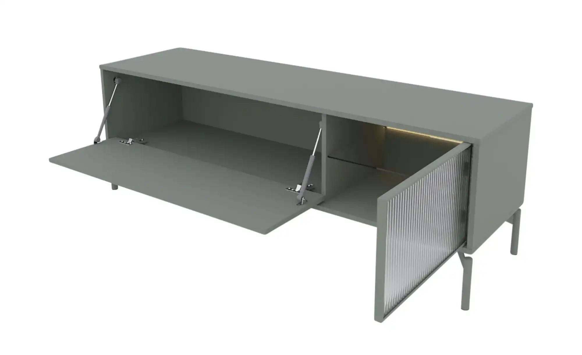 Thumbnail - Love it TV-Lowboard Flumeri ¦ grün ¦ Maße (cm): B: 155 H: 52 T: 43.0 Kommoden & Sideboards > Lowboards - Höffner