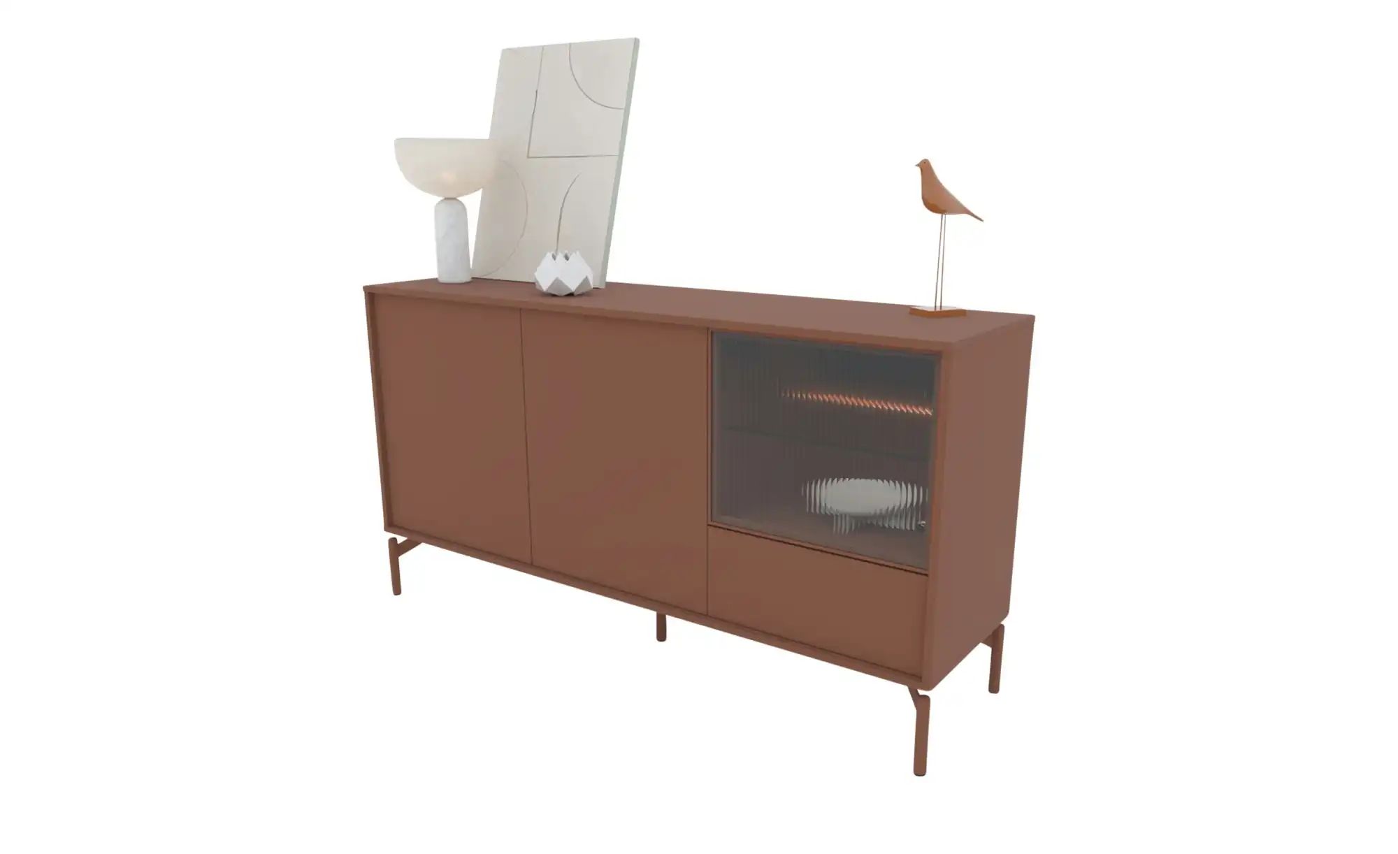 Thumbnail - Love it Sideboard Flumeri ¦ rot ¦ Maße (cm): B: 155 H: 83 T: 43.0 Kommoden & Sideboards > Sideboards - Höffner