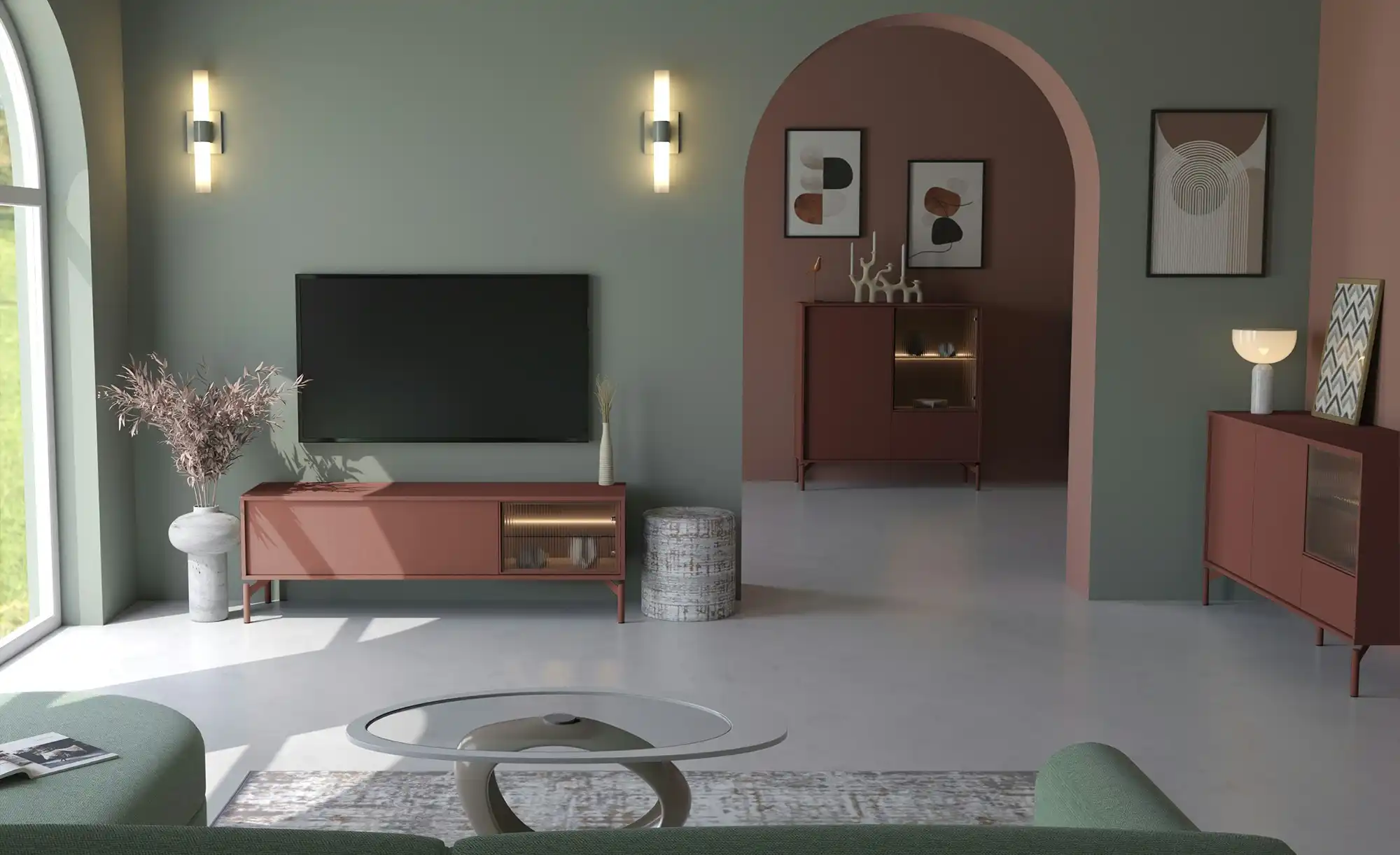 LOVE IT Sideboard FLUMERI Mauve - Love it LOVE IT Sideboard FLUMERI - Eirnichtungsbeispiel