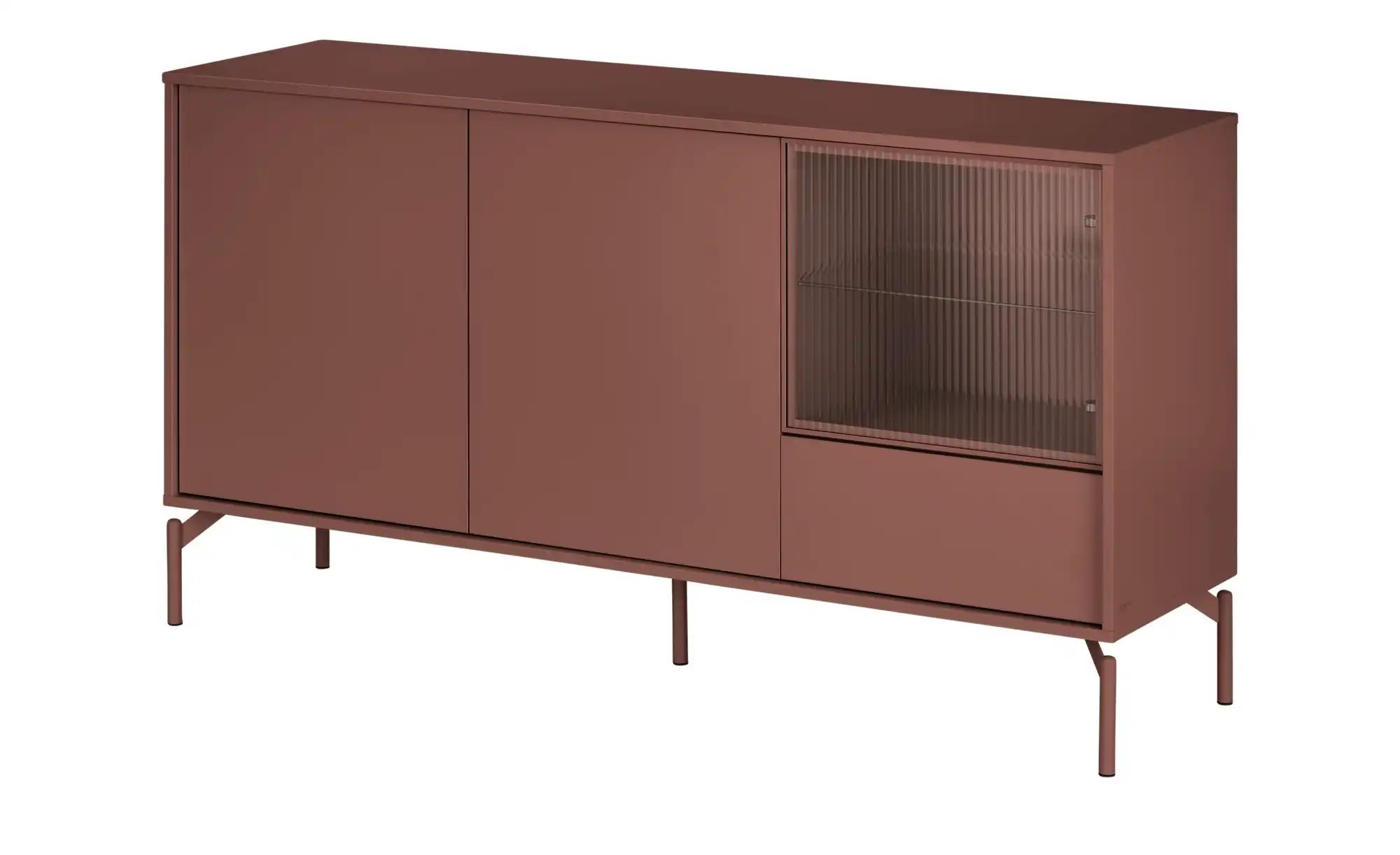 Love it Sideboard  Flumeri ¦ rot ¦ Maße (cm): B: 155 H: 83 T: 43.0 Kommoden günstig online kaufen