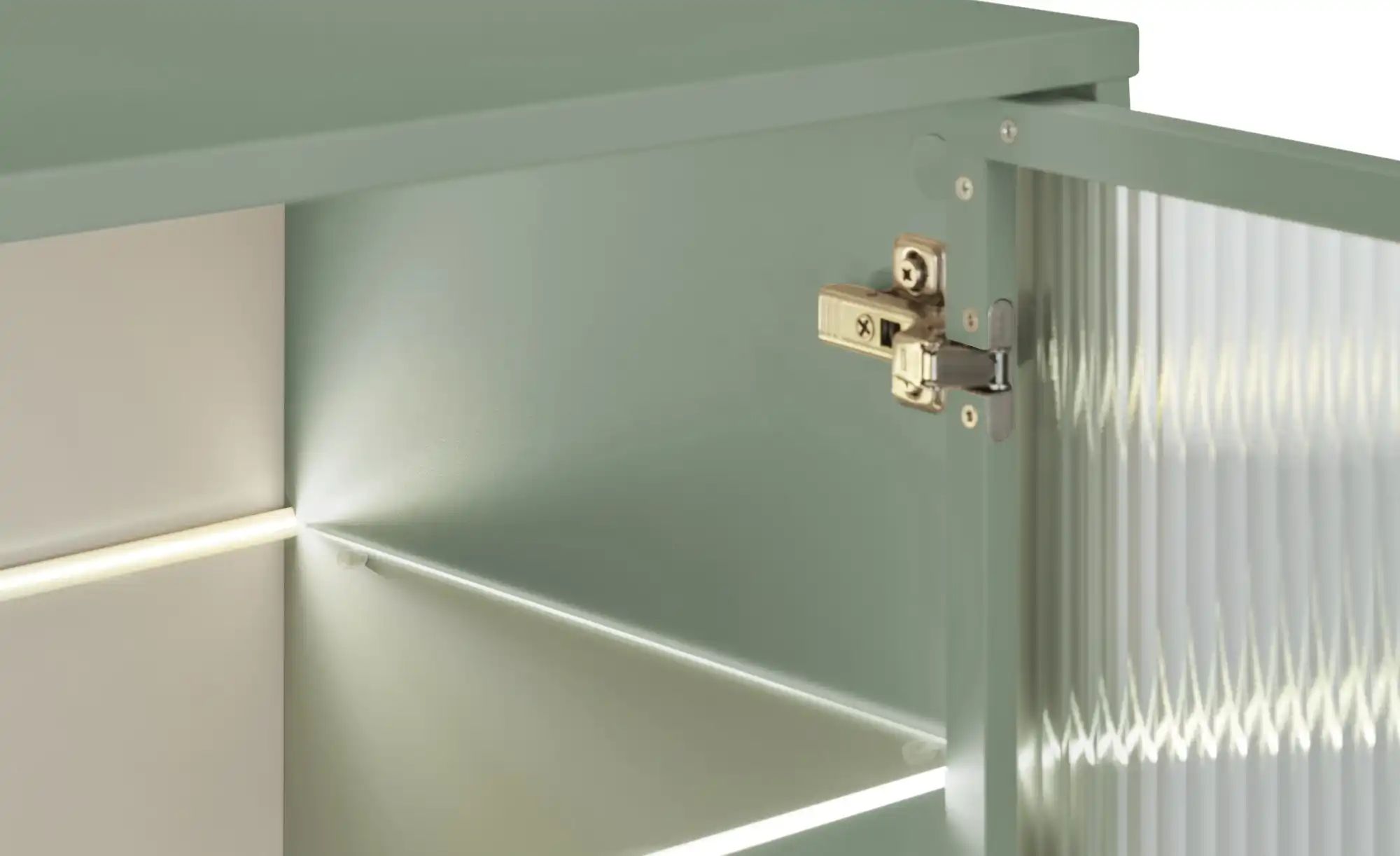 Thumbnail - Love it Sideboard  Flumeri ¦ grün ¦ Maße (cm): B: 155 H: 83 T: 43.0 Kommoden & Sideboards > Sideboards - Höffner