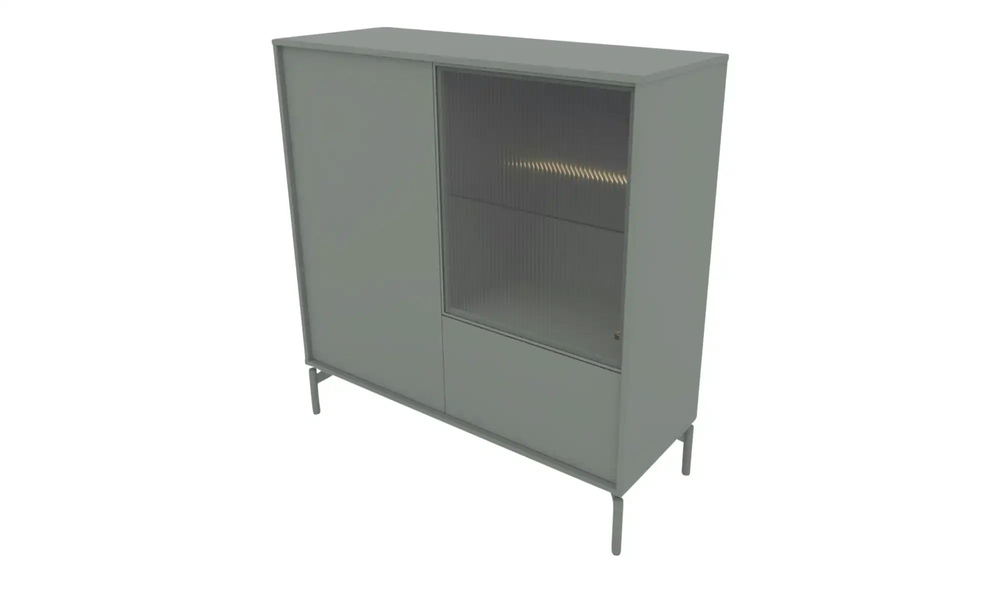 Love it Highboard  Flumeri ¦ grün ¦ Maße (cm): B: 113,5 H: 118 T: 43.0 Komm günstig online kaufen