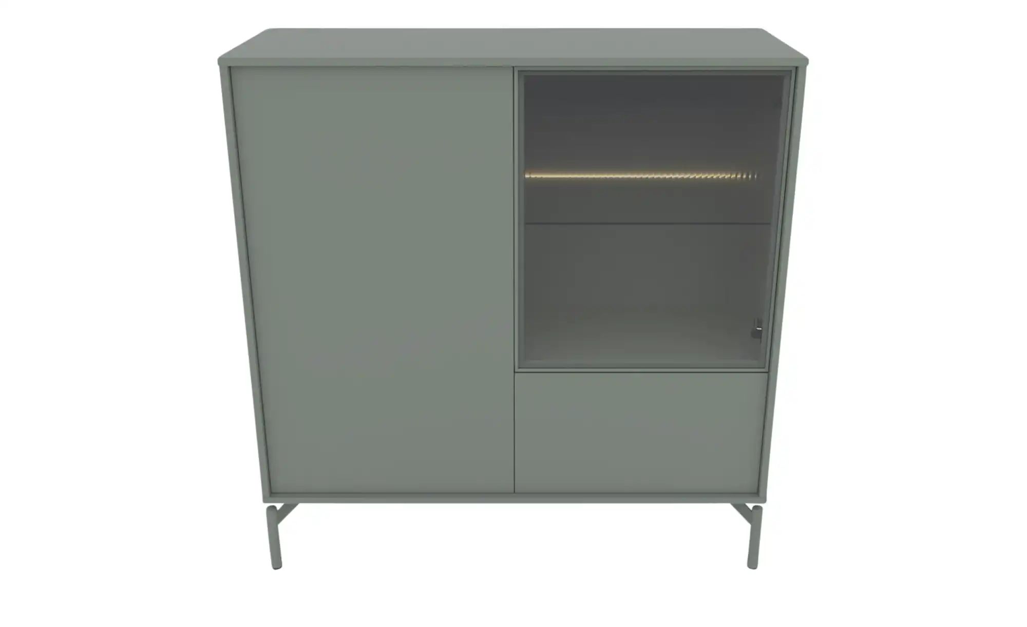 Love it Highboard  Flumeri ¦ grün ¦ Maße (cm): B: 113,5 H: 118 T: 43.0 Komm günstig online kaufen