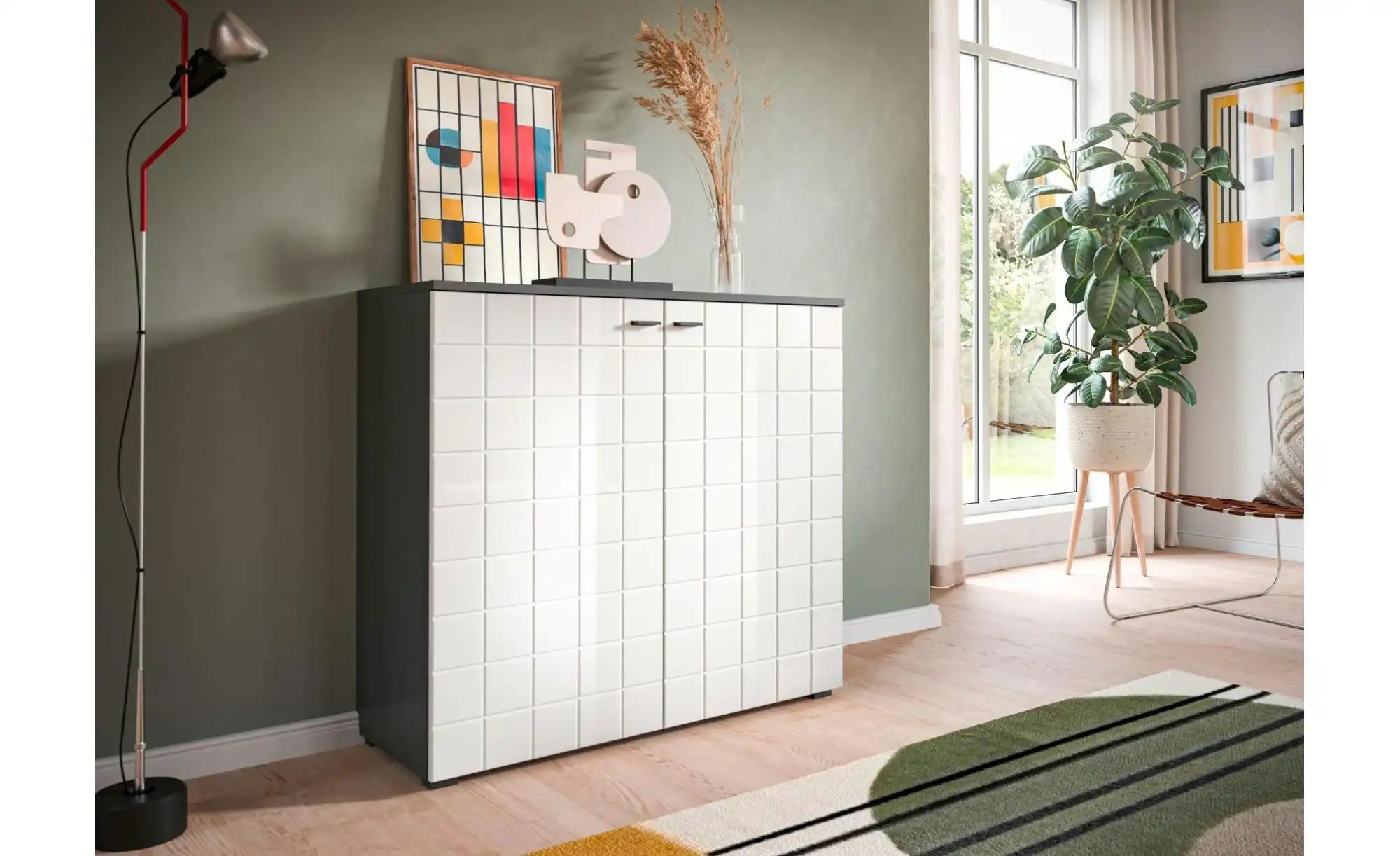 Sideboard   ¦ silber ¦ Maße (cm): B: 92 H: 86 Kommoden & Sideboards > Sideb günstig online kaufen