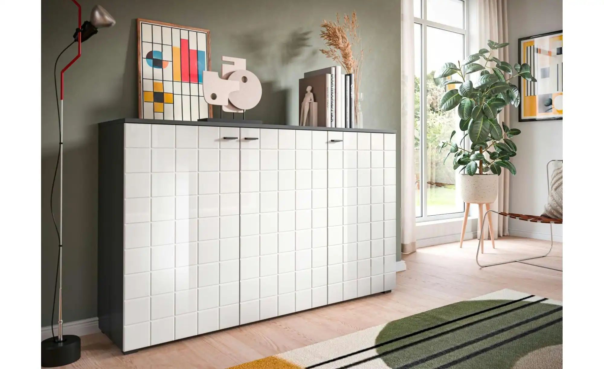 Thumbnail - Sideboard ¦ silber ¦ Maße (cm): B: 138 H: 86 Kommoden & Sideboards > Sideboards - Höffner