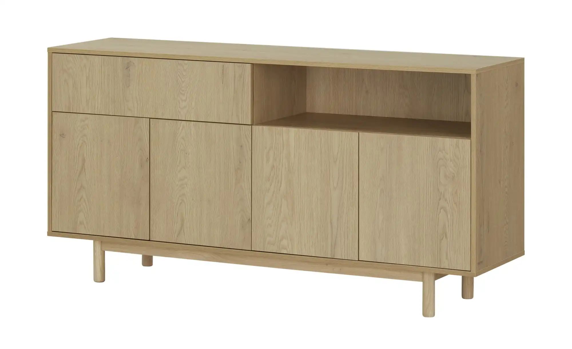 Roomers Sideboard  Offida ¦ holzfarben ¦ Maße (cm): B: 155 H: 80 T: 43.0 Ko günstig online kaufen