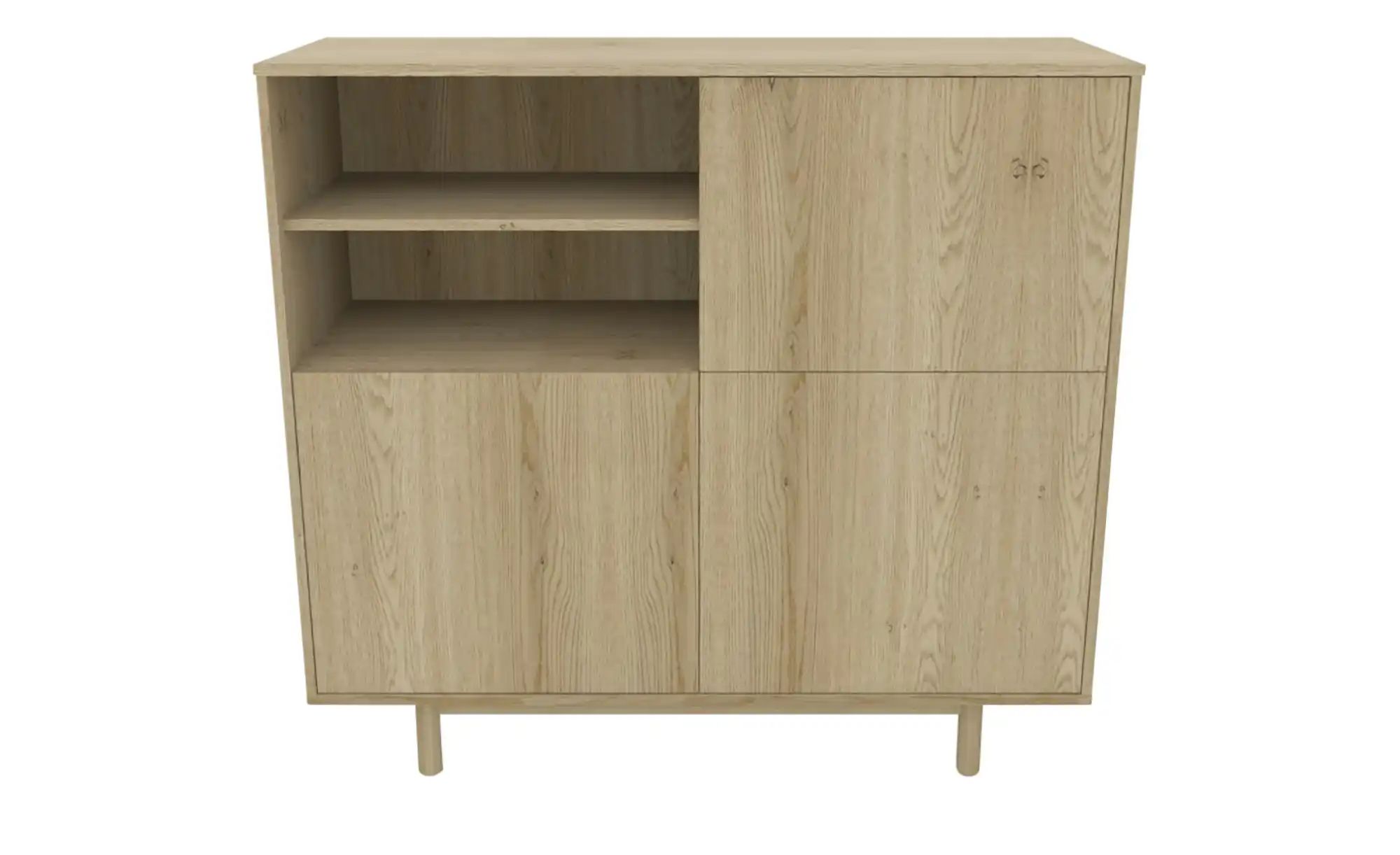 Roomers Highboard  Offida ¦ holzfarben ¦ Maße (cm): B: 125 H: 115 T: 43.0 K günstig online kaufen