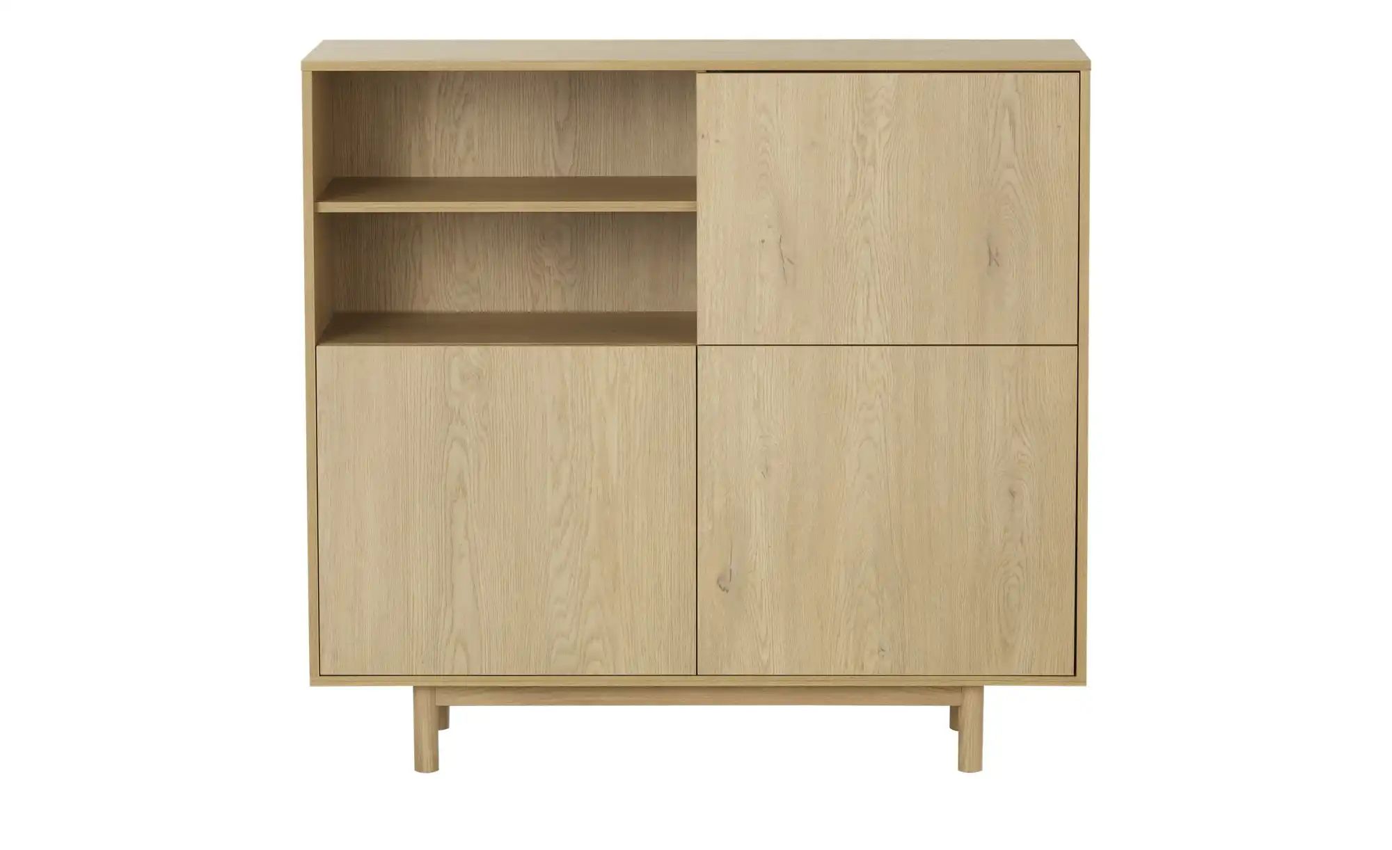 Roomers Highboard  Offida ¦ holzfarben ¦ Maße (cm): B: 125 H: 115 T: 43.0 K günstig online kaufen