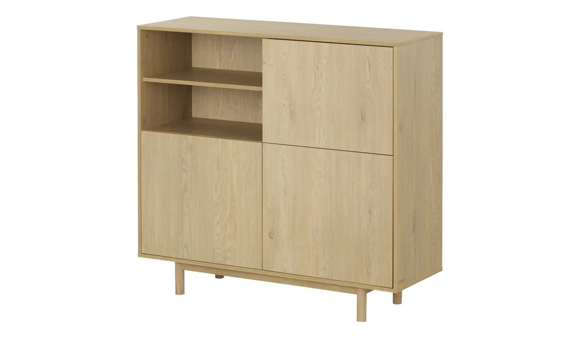 Roomers Highboard  Offida ¦ holzfarben ¦ Maße (cm): B: 125 H: 115 T: 43.0 K günstig online kaufen