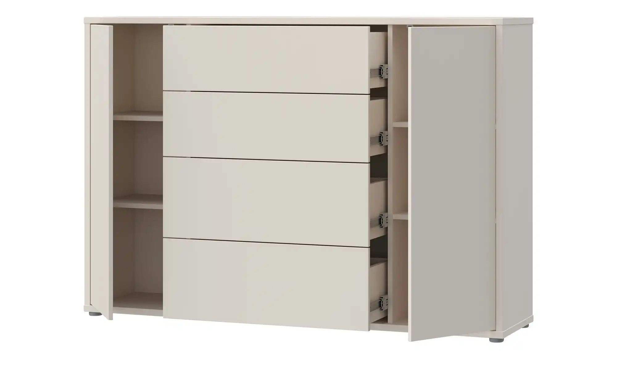 Thumbnail - Sideboard Bolognano ¦ beige ¦ Maße (cm): B: 144,2 H: 99,1 T: 34.9 Kommoden & Sideboards > Kommoden - Höffner