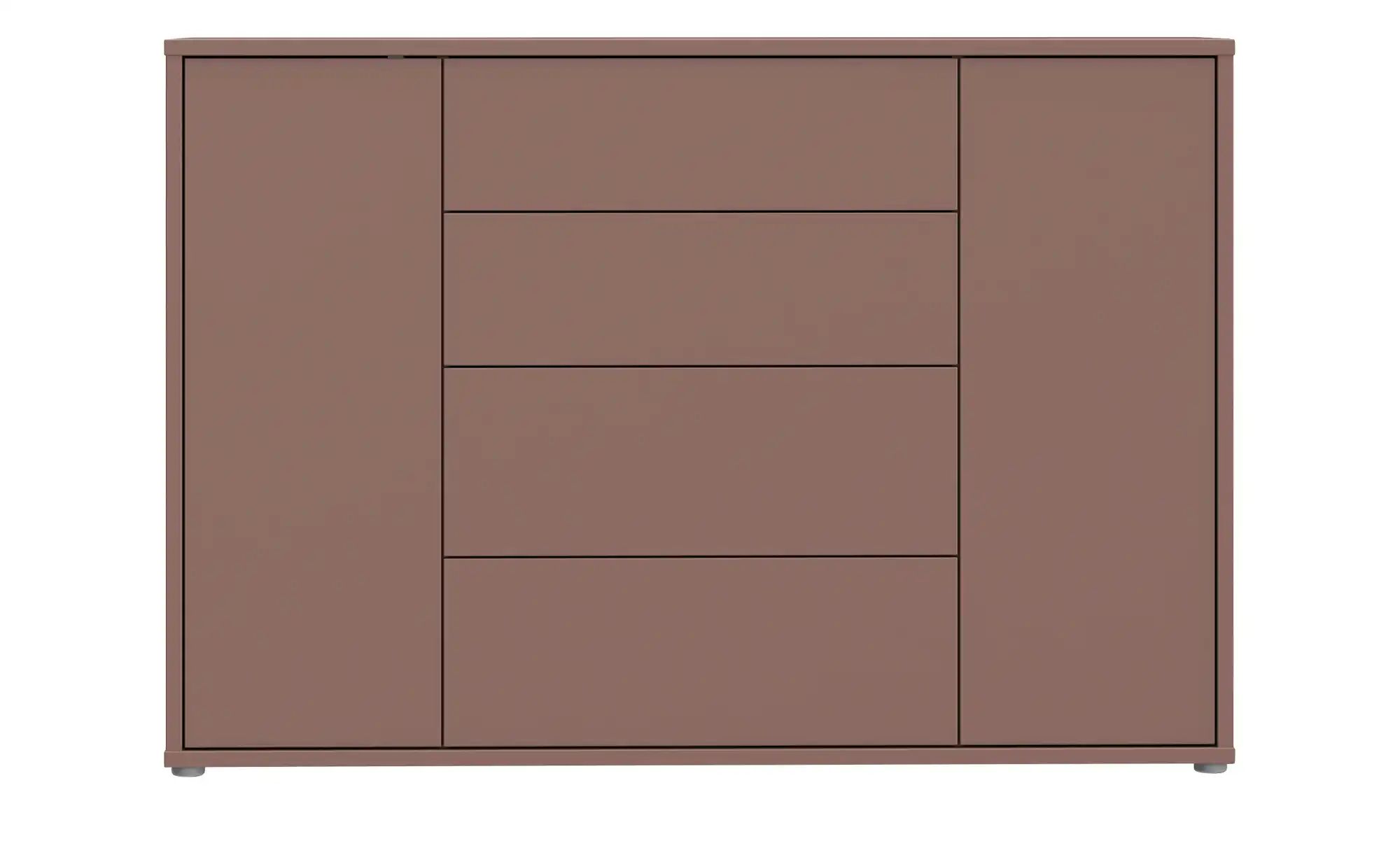 Sideboard  Bolognano ¦ rot ¦ Maße (cm): B: 144,2 H: 99,1 T: 34.9 Kommoden & günstig online kaufen