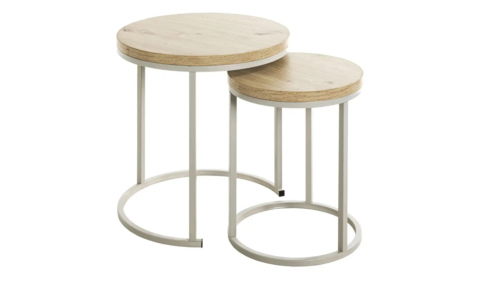 Beistelltisch 2er Set  Haiger ¦ holzfarben ¦ Maße (cm): H: 49  Ø: 45 Tische günstig online kaufen