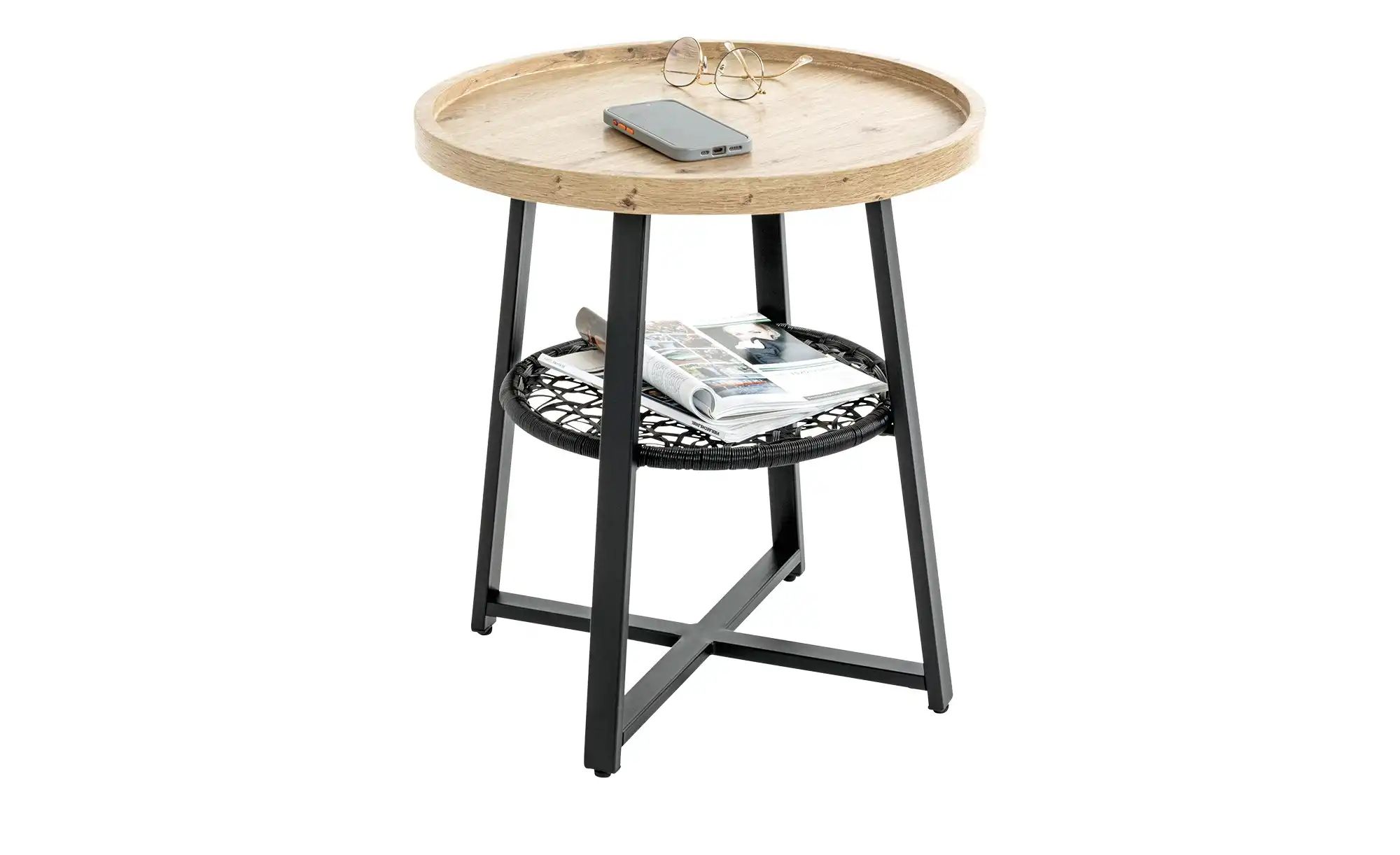 Beistelltisch  Haiger ¦ holzfarben ¦ Maße (cm): H: 55  Ø: 50 Tische > Beist günstig online kaufen