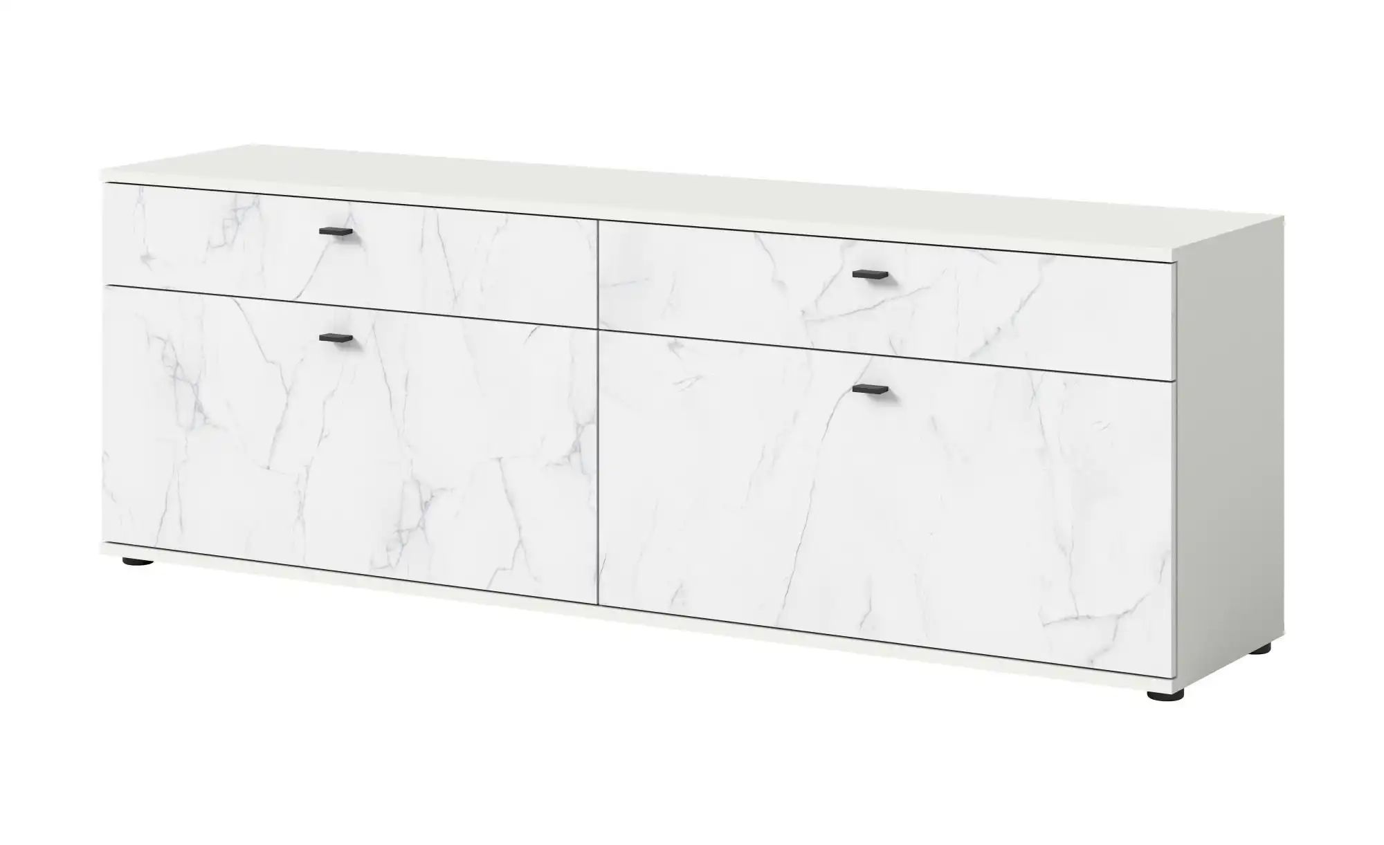 Lowboard   ¦ weiß ¦ Maße (cm): B: 180 H: 62 Kommoden & Sideboards > Lowboar günstig online kaufen