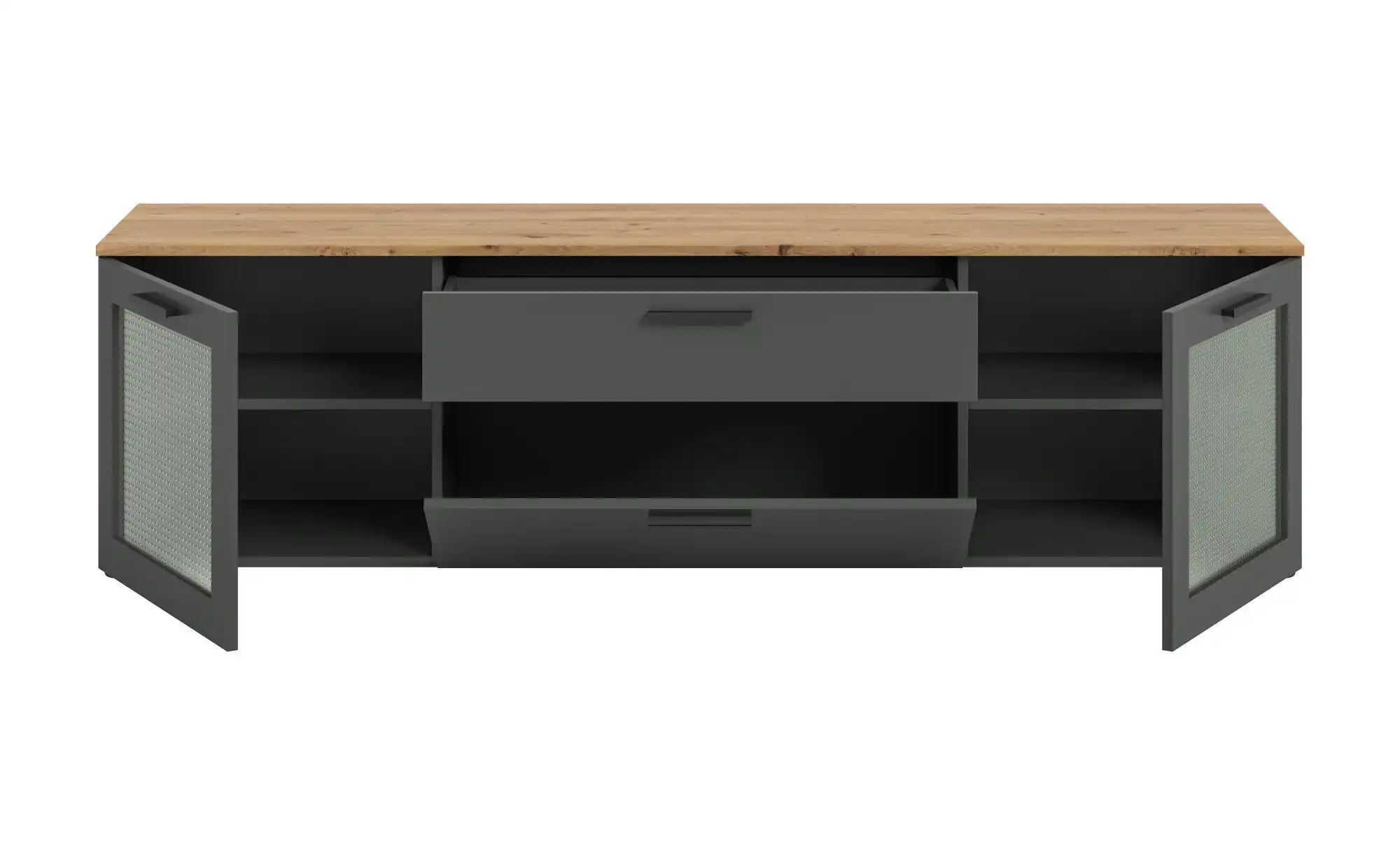 Thumbnail - Lowboard  Niklas ¦ grau ¦ Maße (cm): B: 185 H: 52 Kommoden & Sideboards > Lowboards - Höffner