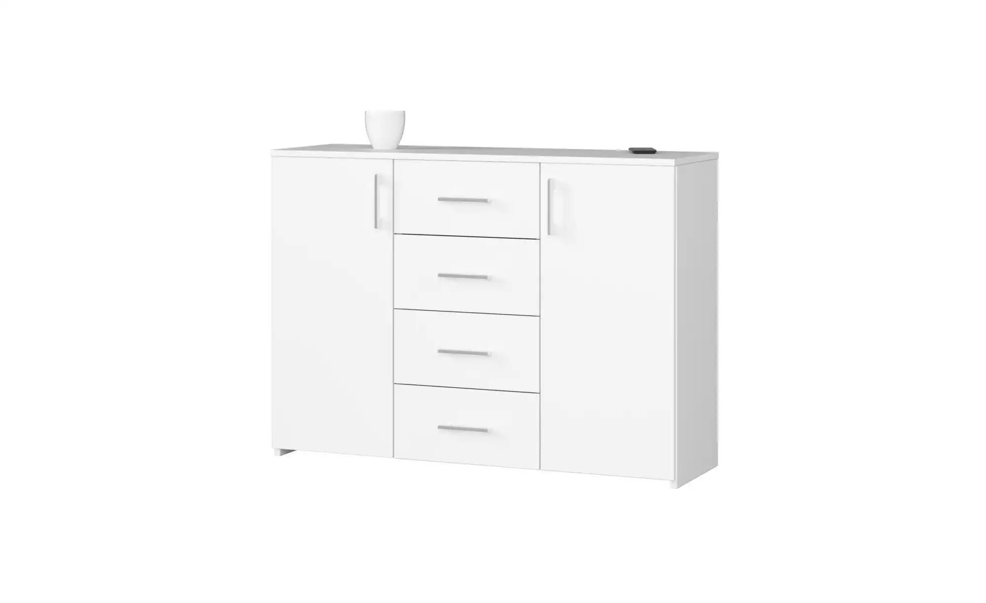 Sideboard 110 cm breit Kiara ¦ weiß ¦ Maße (cm): B: 110 H: 80 Kommoden & Si günstig online kaufen