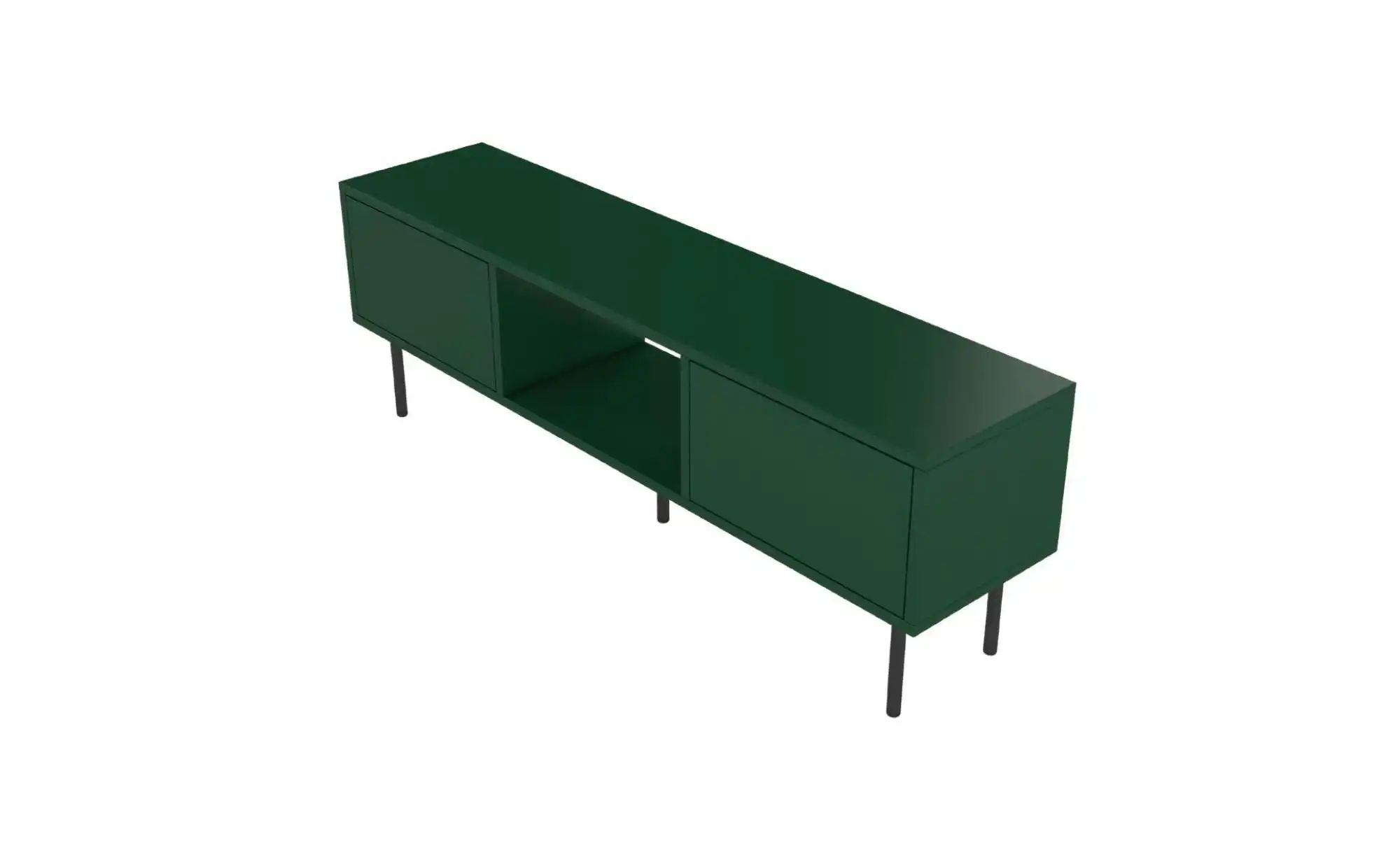 Lowboard   ¦ grün ¦ Maße (cm): B: 130 H: 47 Kommoden & Sideboards > Lowboar günstig online kaufen