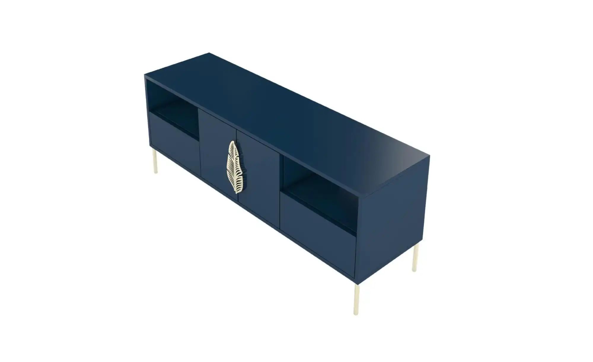 Lowboard Merlin ¦ blau ¦ Maße (cm): B: 138 H: 60 Kommoden & Sideboards > Lowboards - Höffner