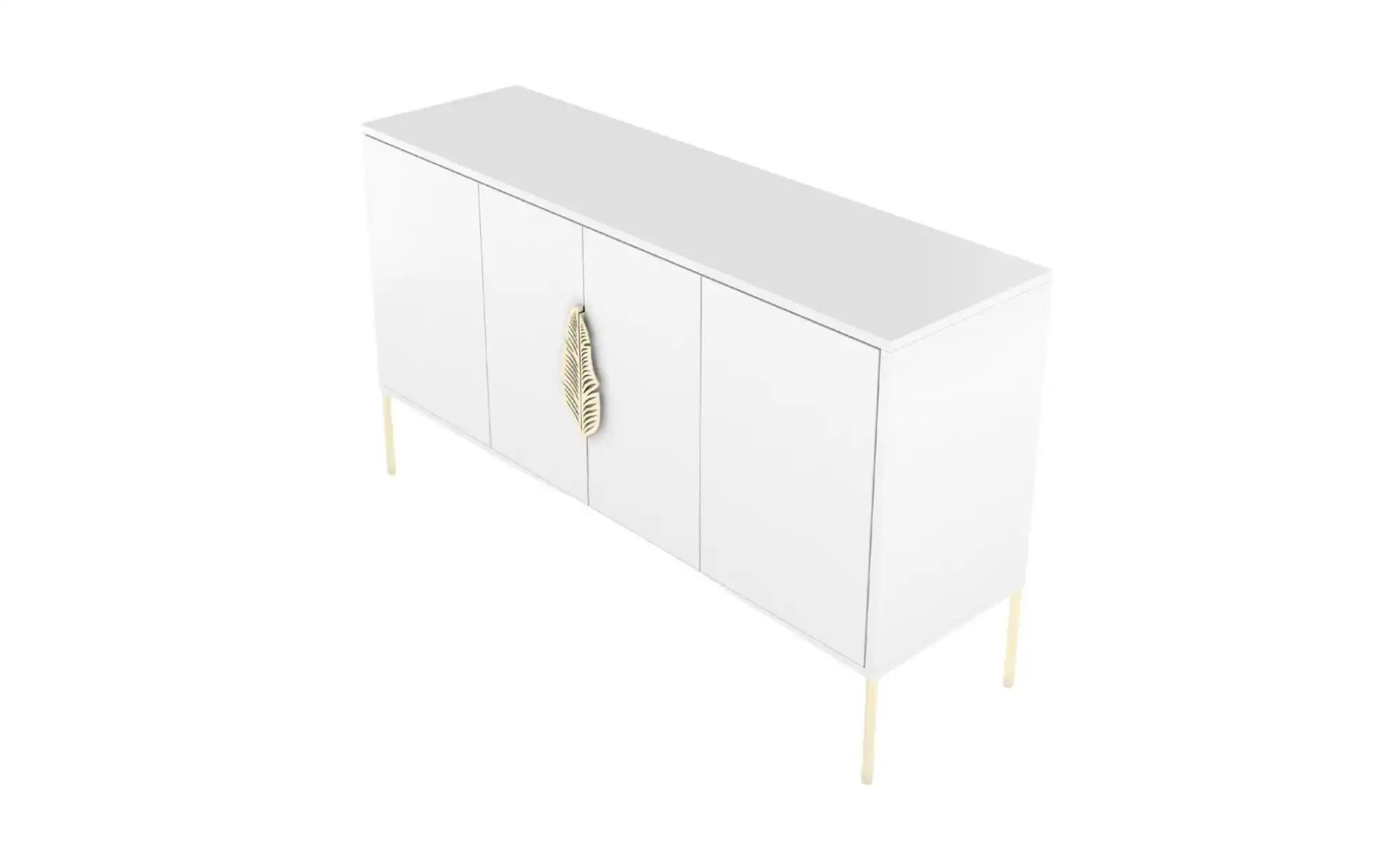 Sideboard   ¦ weiß ¦ Maße (cm): B: 138 H: 79 Kommoden & Sideboards > Sidebo günstig online kaufen