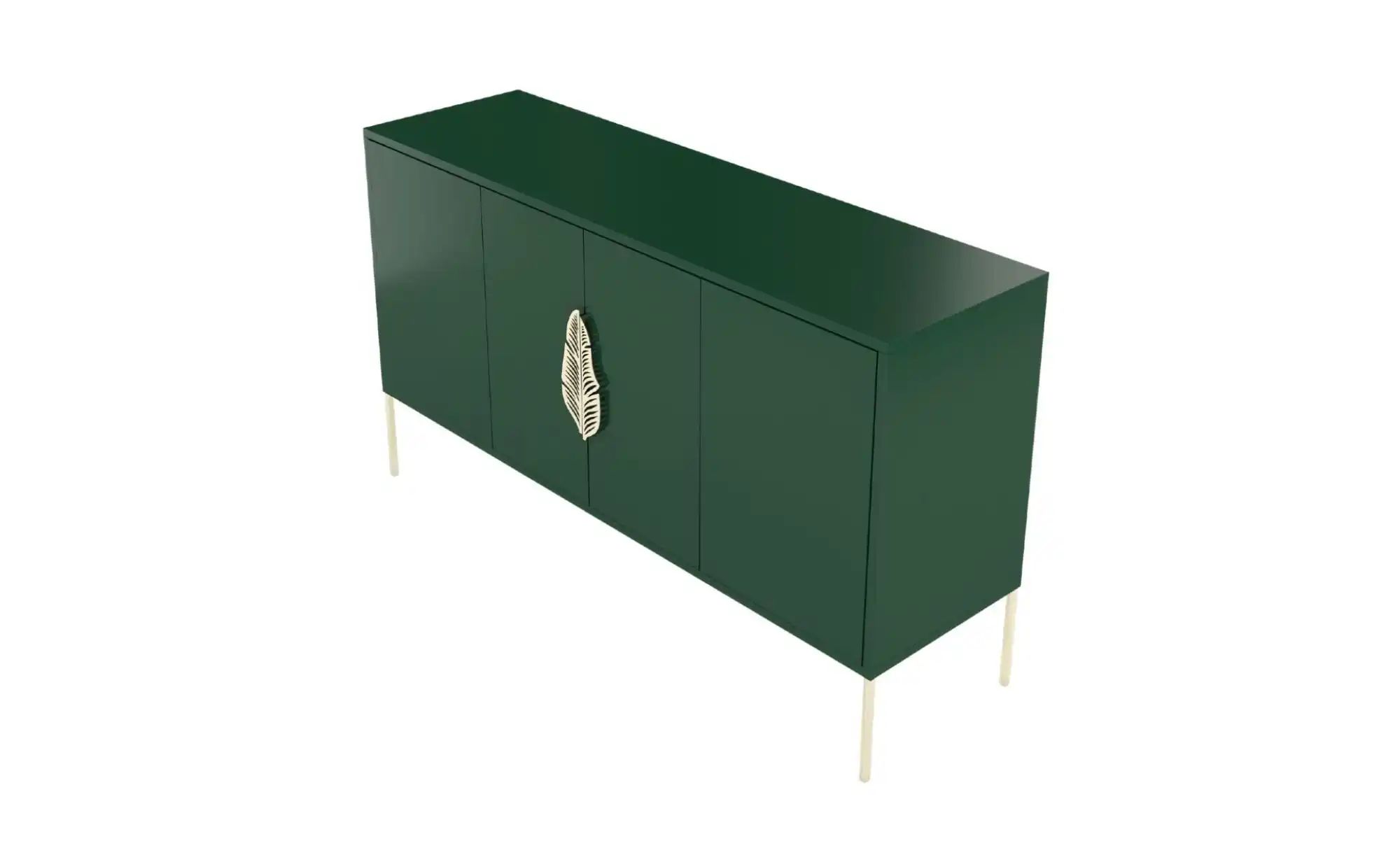 Sideboard   ¦ grün ¦ Maße (cm): B: 138 H: 79 Kommoden & Sideboards > Sidebo günstig online kaufen