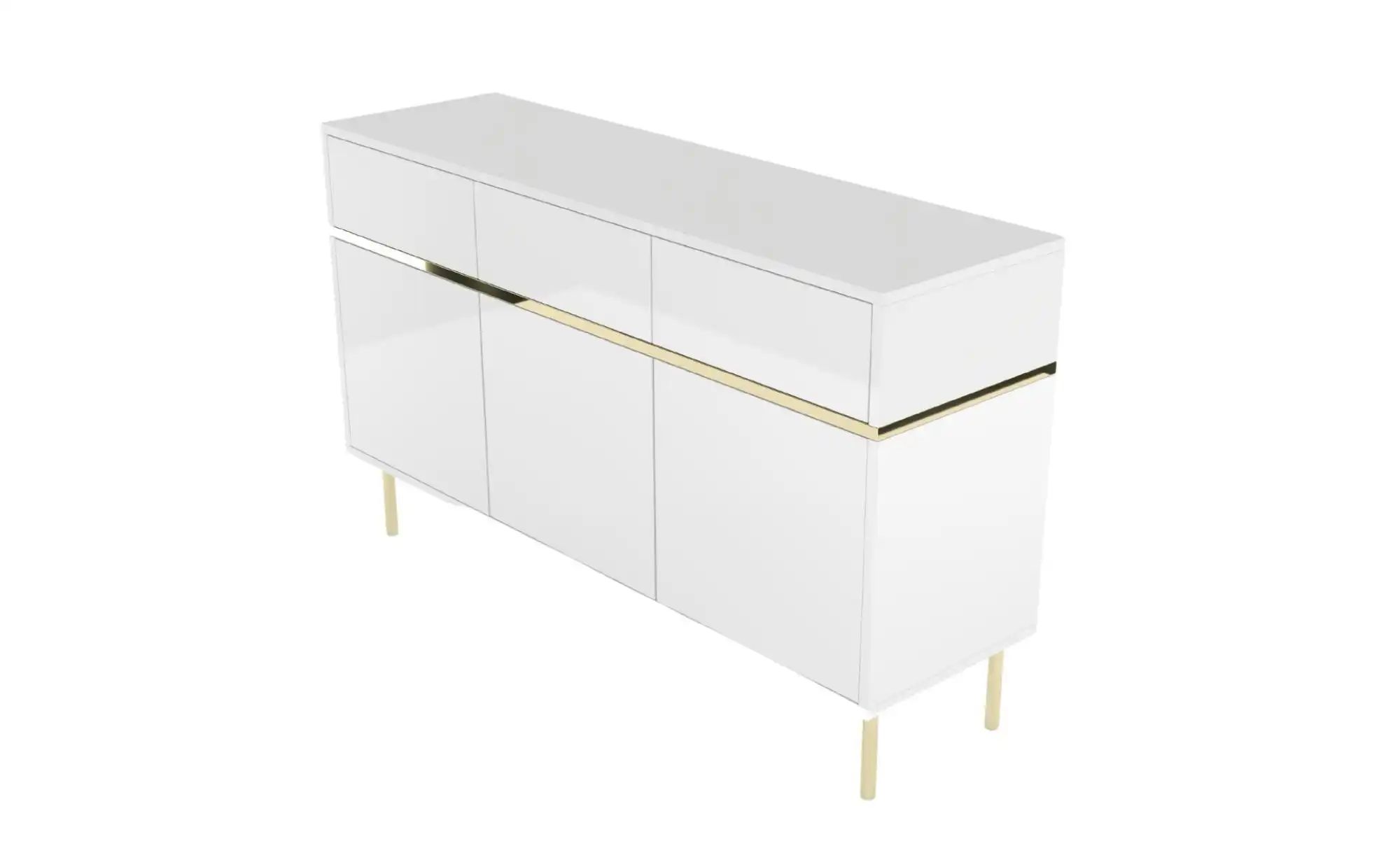 Sideboard   ¦ weiß ¦ Maße (cm): B: 137,5 H: 85 Kommoden & Sideboards > Side günstig online kaufen