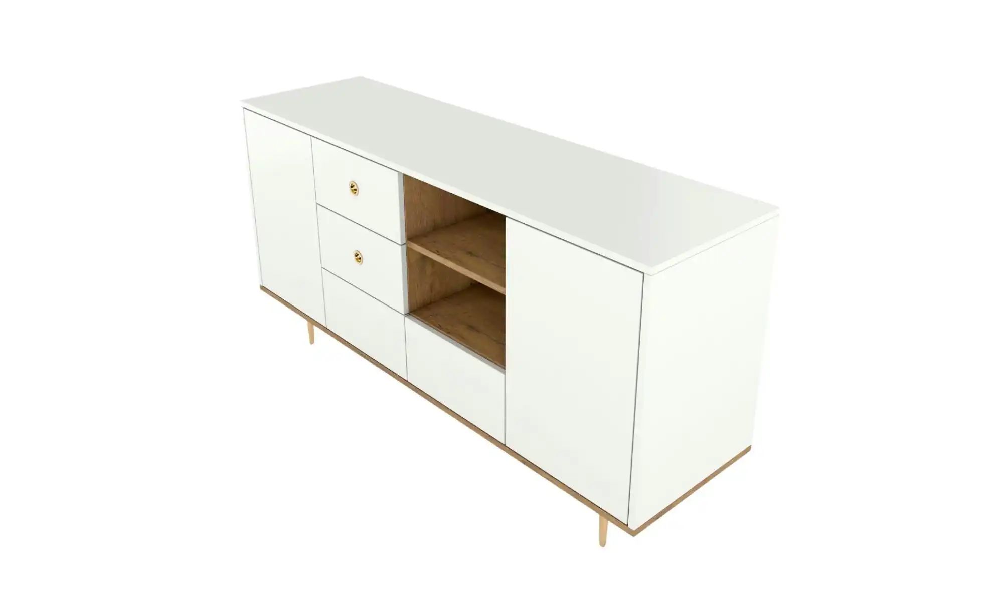 Sideboard   ¦ weiß ¦ Maße (cm): B: 160 H: 83 Kommoden & Sideboards > Sidebo günstig online kaufen
