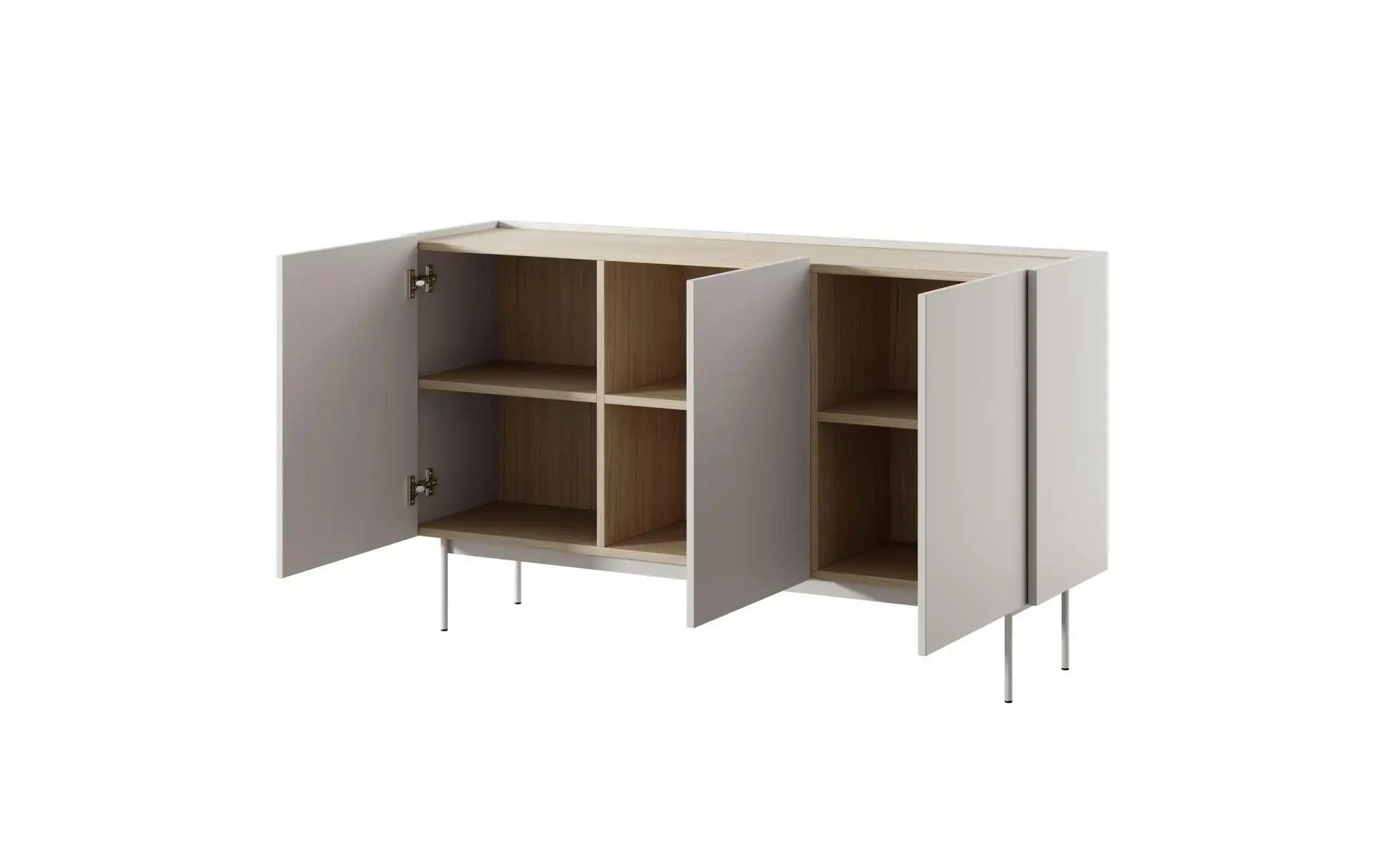Sideboard  Color ¦ beige ¦ Maße (cm): B: 144 H: 83 Kommoden & Sideboards > günstig online kaufen