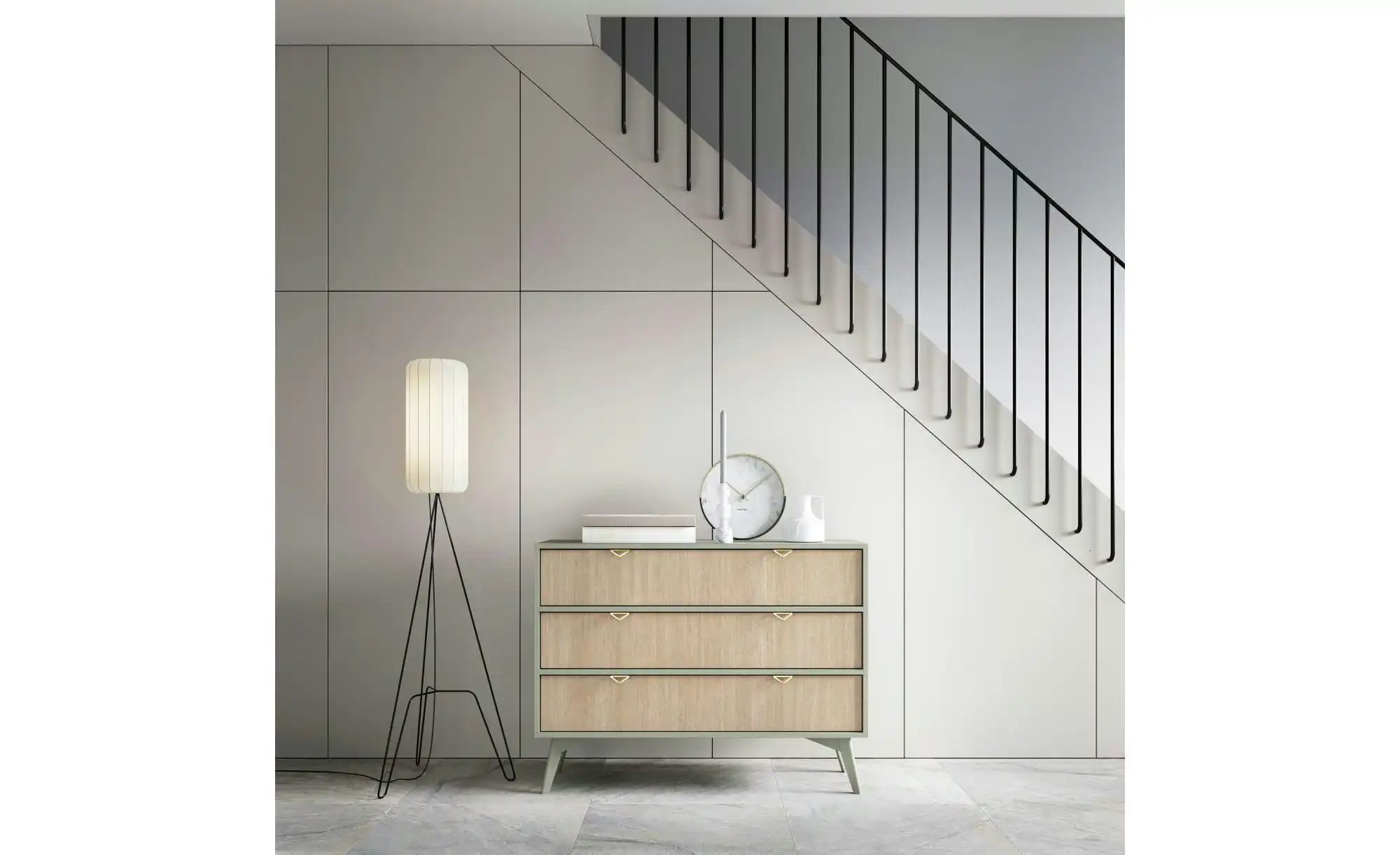 Kommode  Firr ¦ grün ¦ Maße (cm): B: 106 H: 80 Kommoden & Sideboards > Komm günstig online kaufen