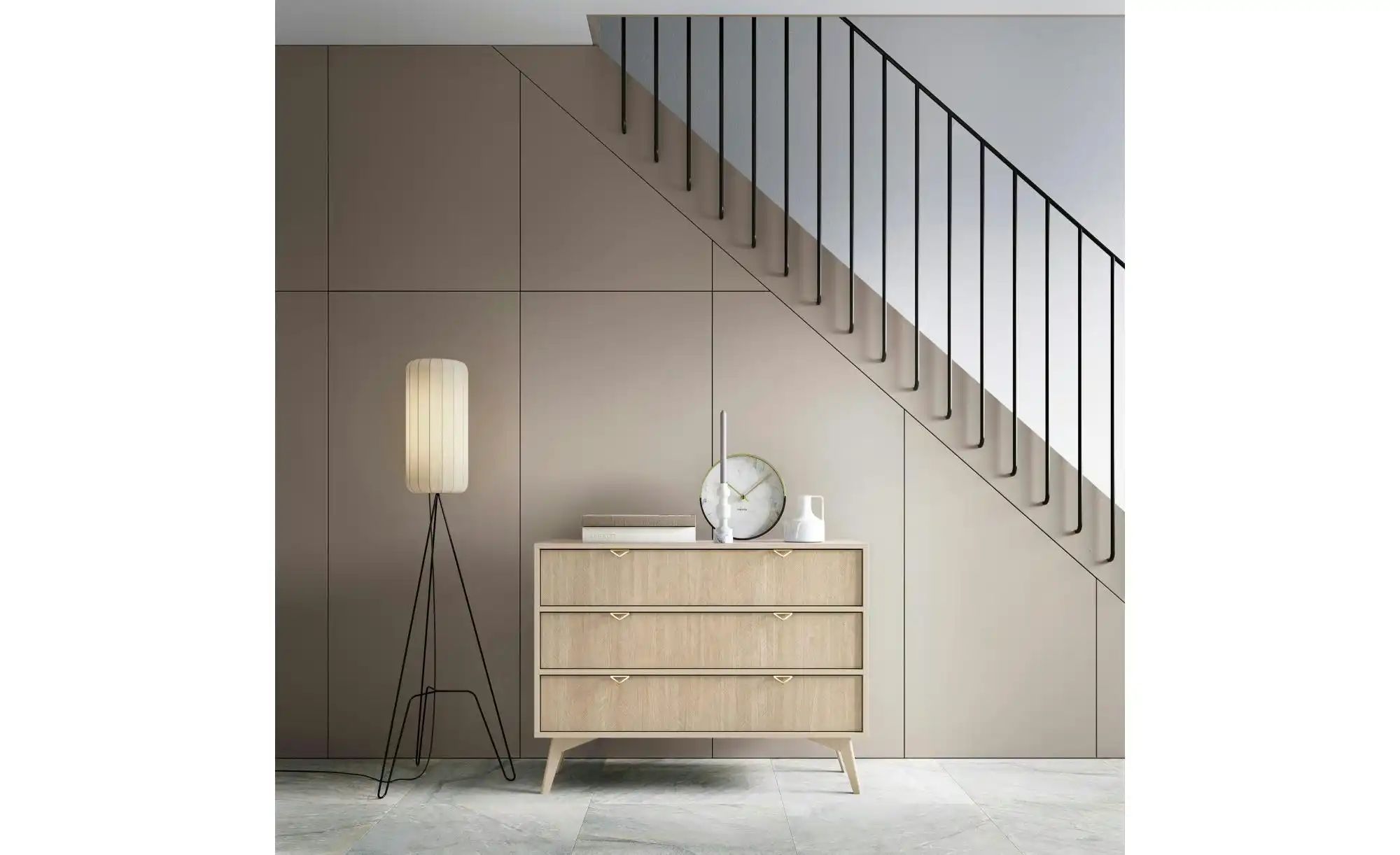 Kommode  Firr ¦ beige ¦ Maße (cm): B: 106 H: 80 Kommoden & Sideboards > Kom günstig online kaufen