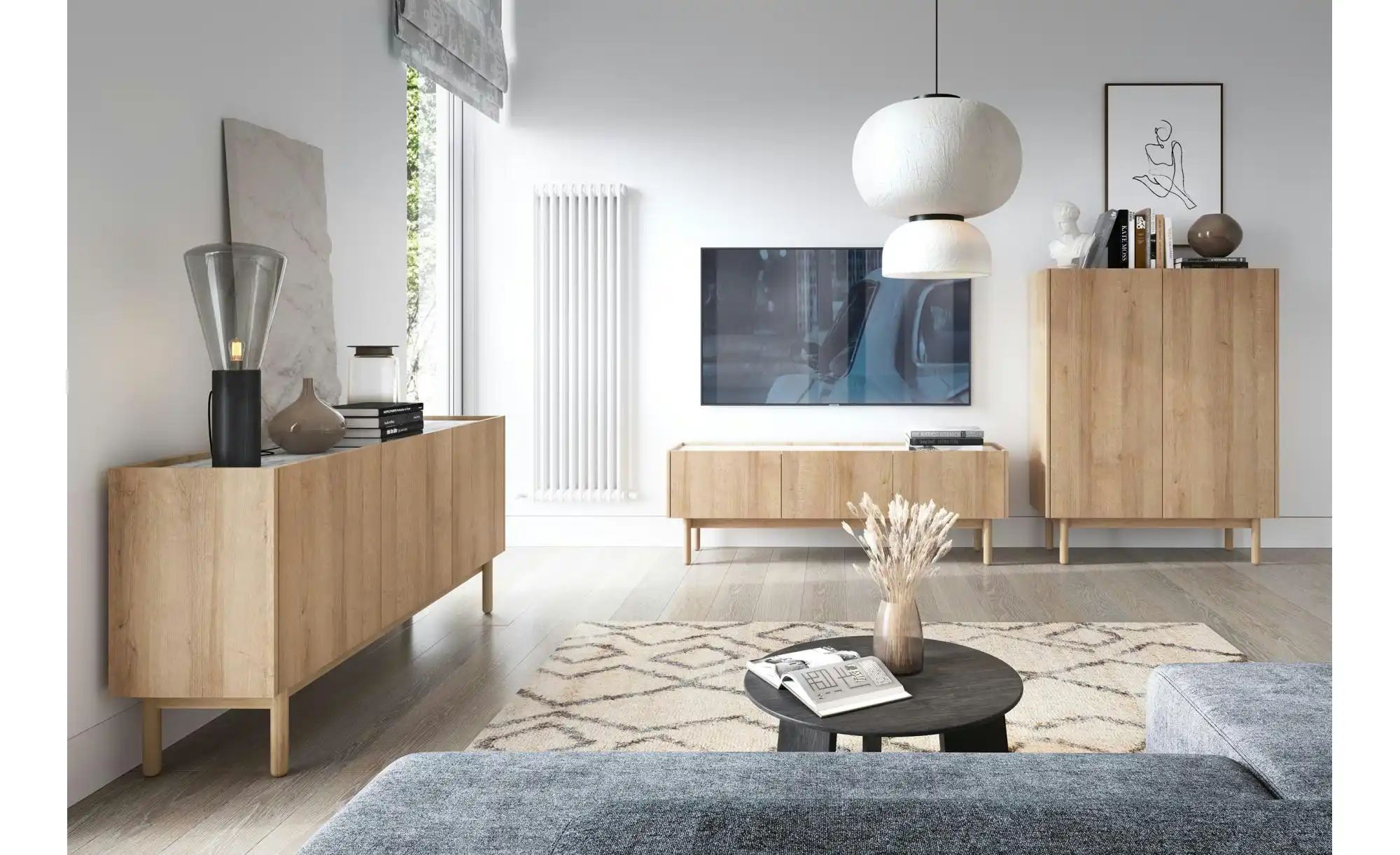 Thumbnail - Lowboard  Boho ¦ braun ¦ Maße (cm): B: 144 H: 48 Kommoden & Sideboards > Lowboards - Höffner