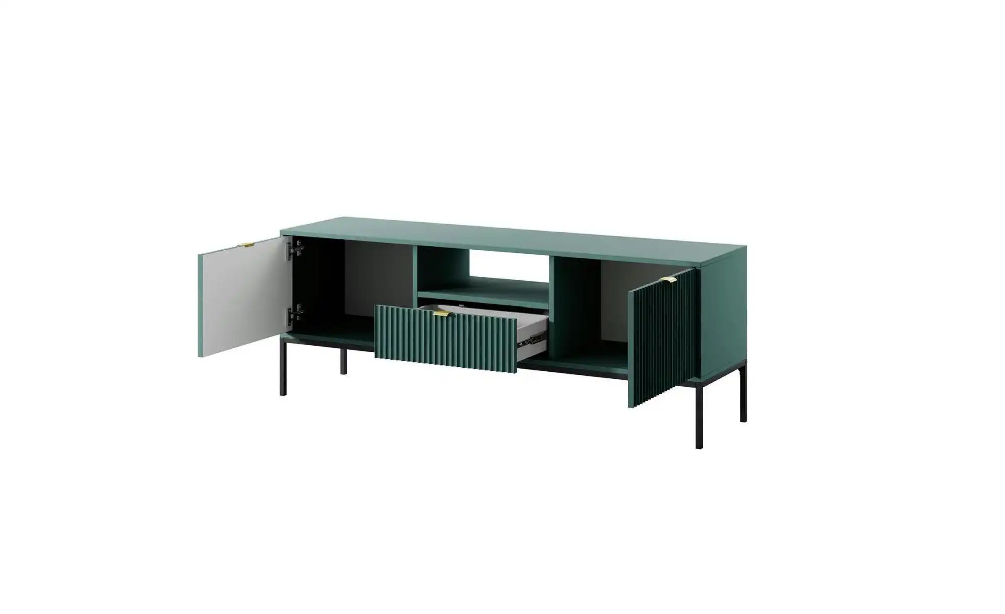 Thumbnail - Lowboard Nova ¦ grün ¦ Maße (cm): B: 154 H: 56 Kommoden & Sideboards > Lowboards - Höffner