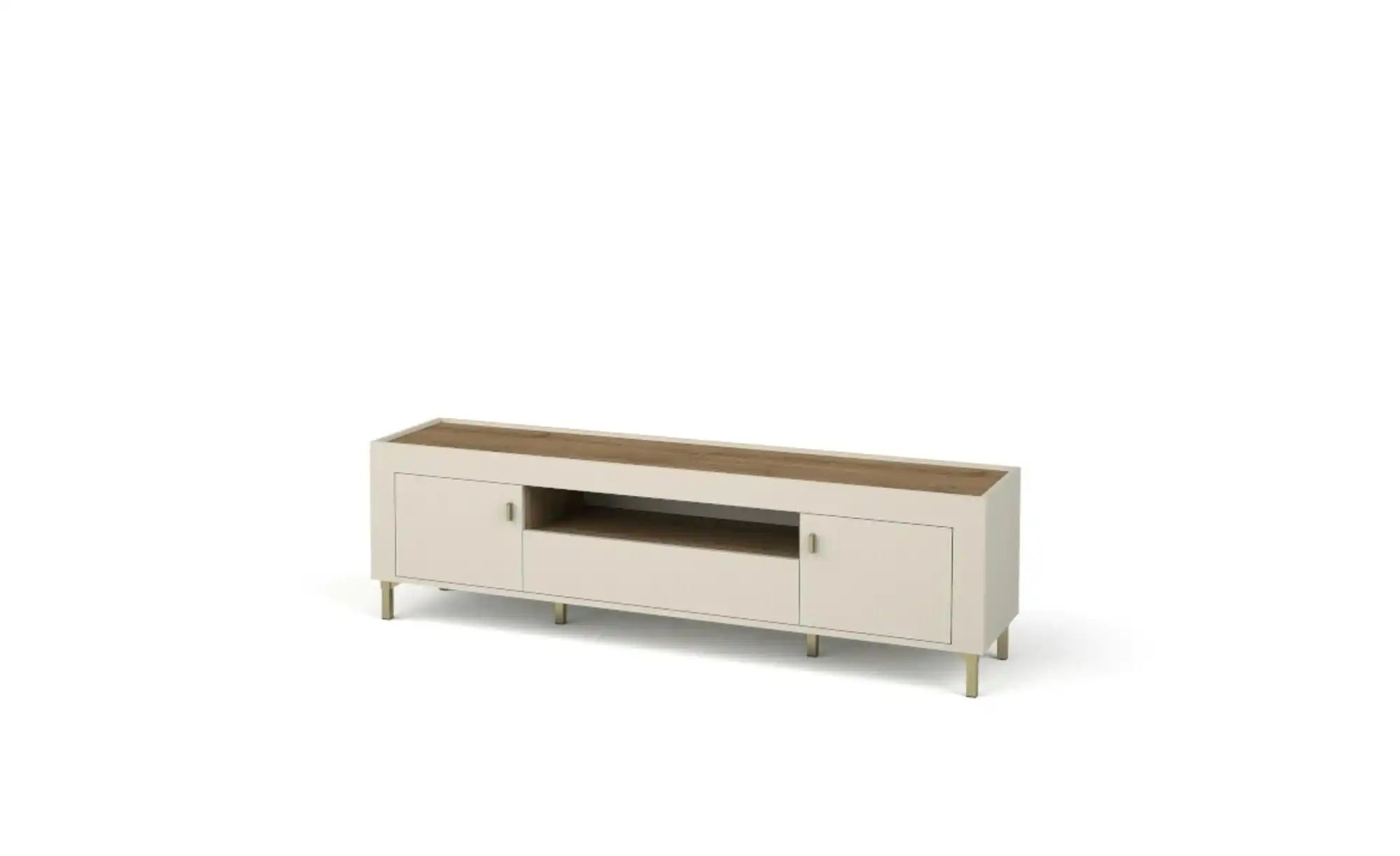 Lowboard   ¦ beige ¦ Maße (cm): B: 177 H: 52 Kommoden & Sideboards > Lowboa günstig online kaufen