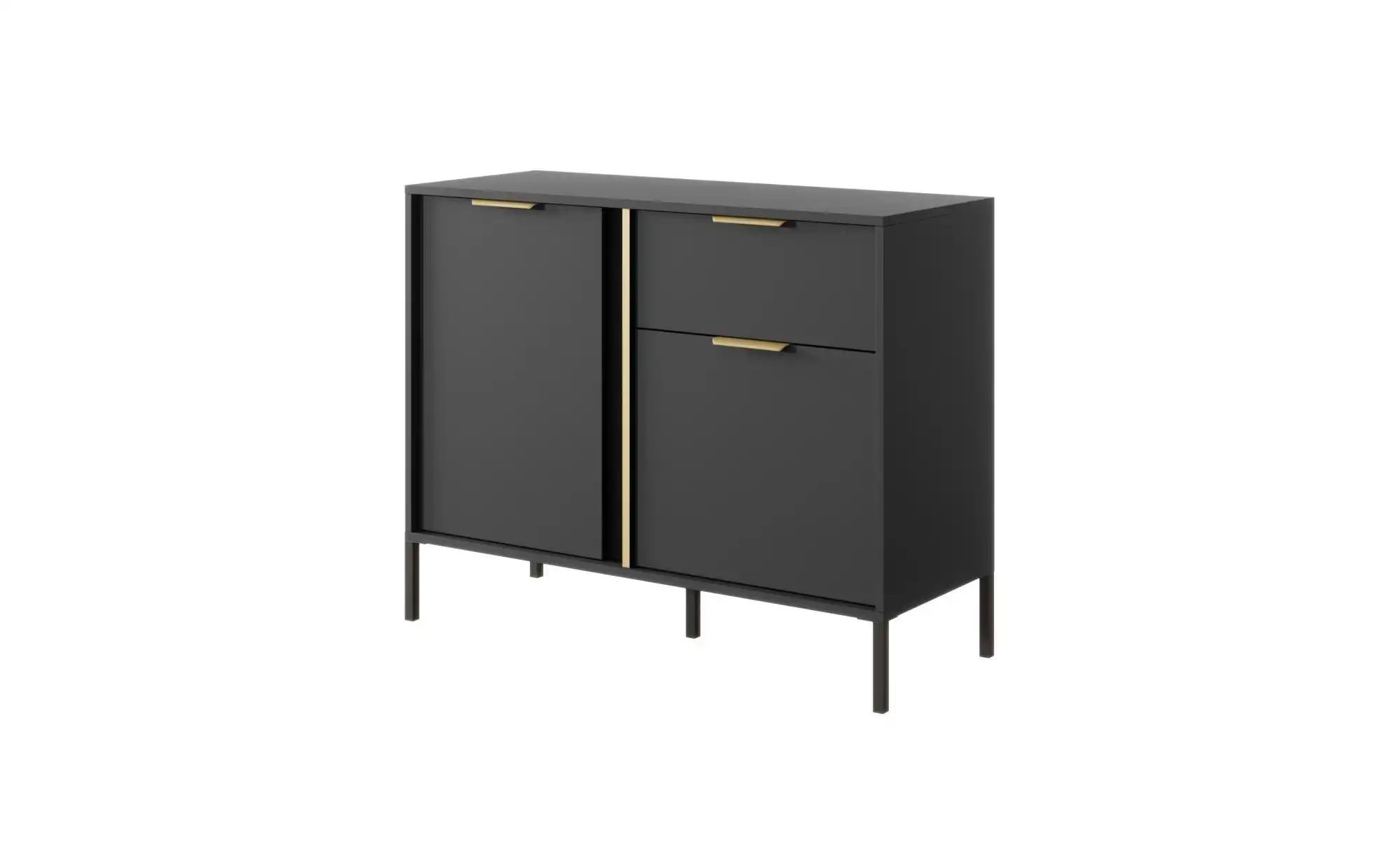 Sideboard  Lars ¦ schwarz ¦ Maße (cm): B: 103 H: 81 Kommoden & Sideboards > günstig online kaufen