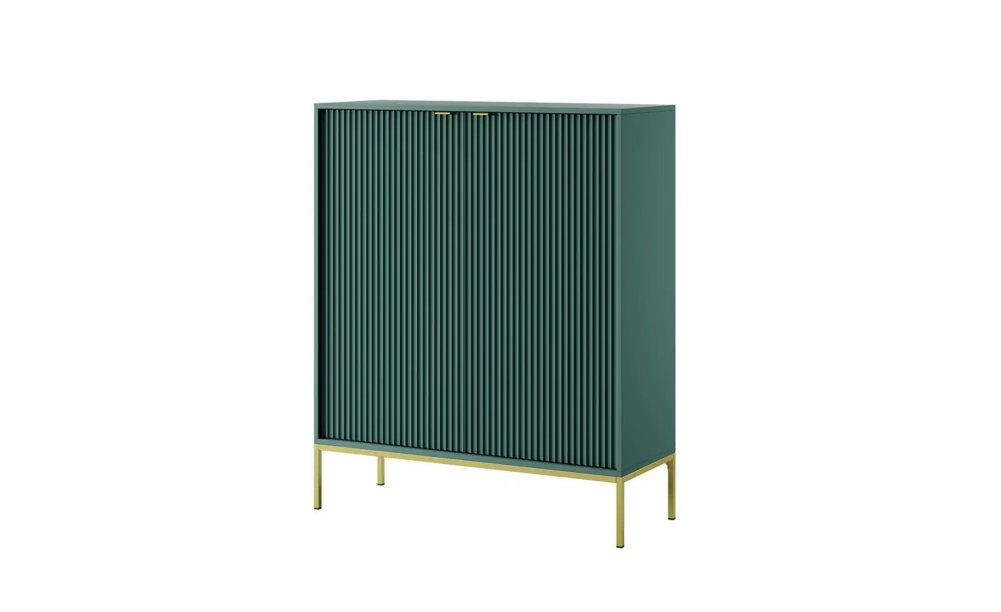 Highboard  Nova ¦ grün ¦ Maße (cm): B: 104 H: 125 Kommoden & Sideboards > H günstig online kaufen