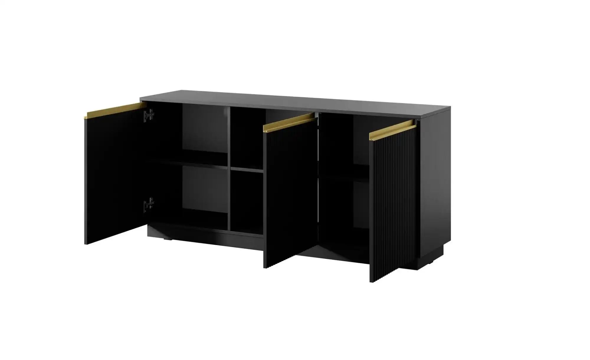 Sideboard  Roy ¦ schwarz ¦ Maße (cm): B: 153,4 H: 71,6 Kommoden & Sideboard günstig online kaufen