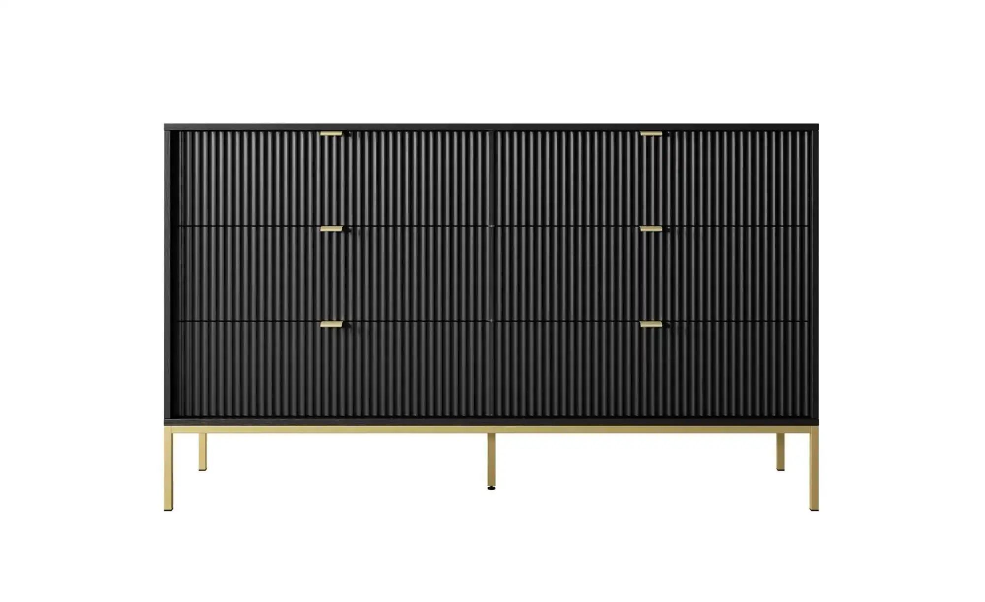 Kommode  Nova ¦ schwarz ¦ Maße (cm): B: 154 H: 91 Kommoden & Sideboards > K günstig online kaufen
