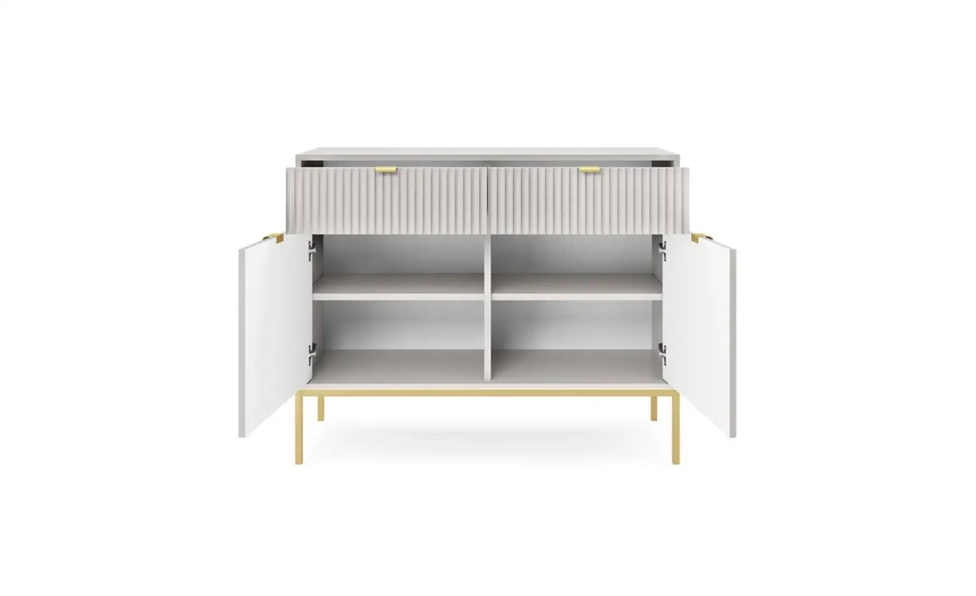 Sideboard  Nova ¦ grau ¦ Maße (cm): B: 104 H: 83 Kommoden & Sideboards > Si günstig online kaufen