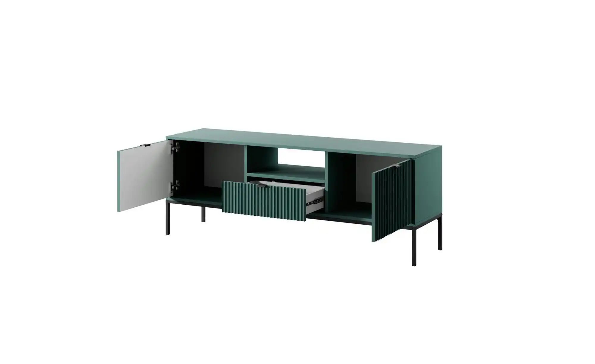 Thumbnail - Lowboard Nova ¦ grün ¦ Maße (cm): B: 154 H: 56 Kommoden & Sideboards > Lowboards - Höffner