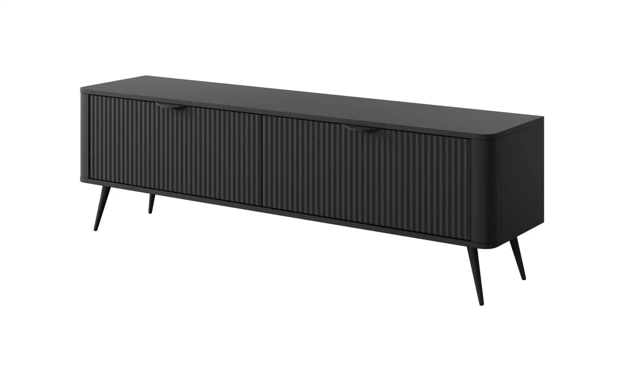Lowboard   ¦ schwarz ¦ Maße (cm): B: 163 H: 51 Kommoden & Sideboards > Lowb günstig online kaufen