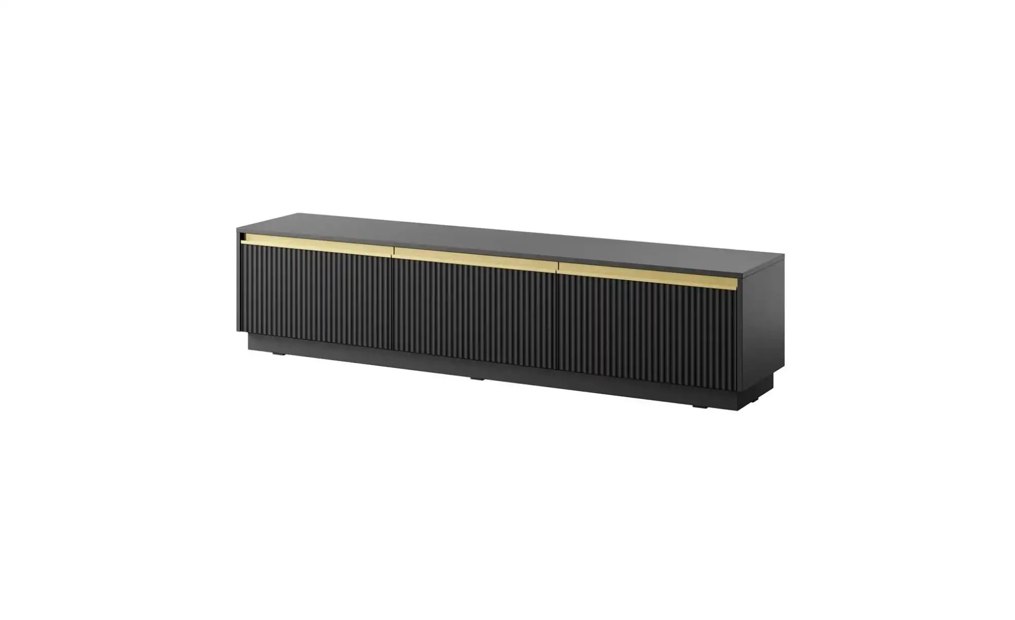 Lowboard ¦ schwarz ¦ Maße (cm): B: 181,5 H: 42 Kommoden & Sideboards > Lo günstig online kaufen