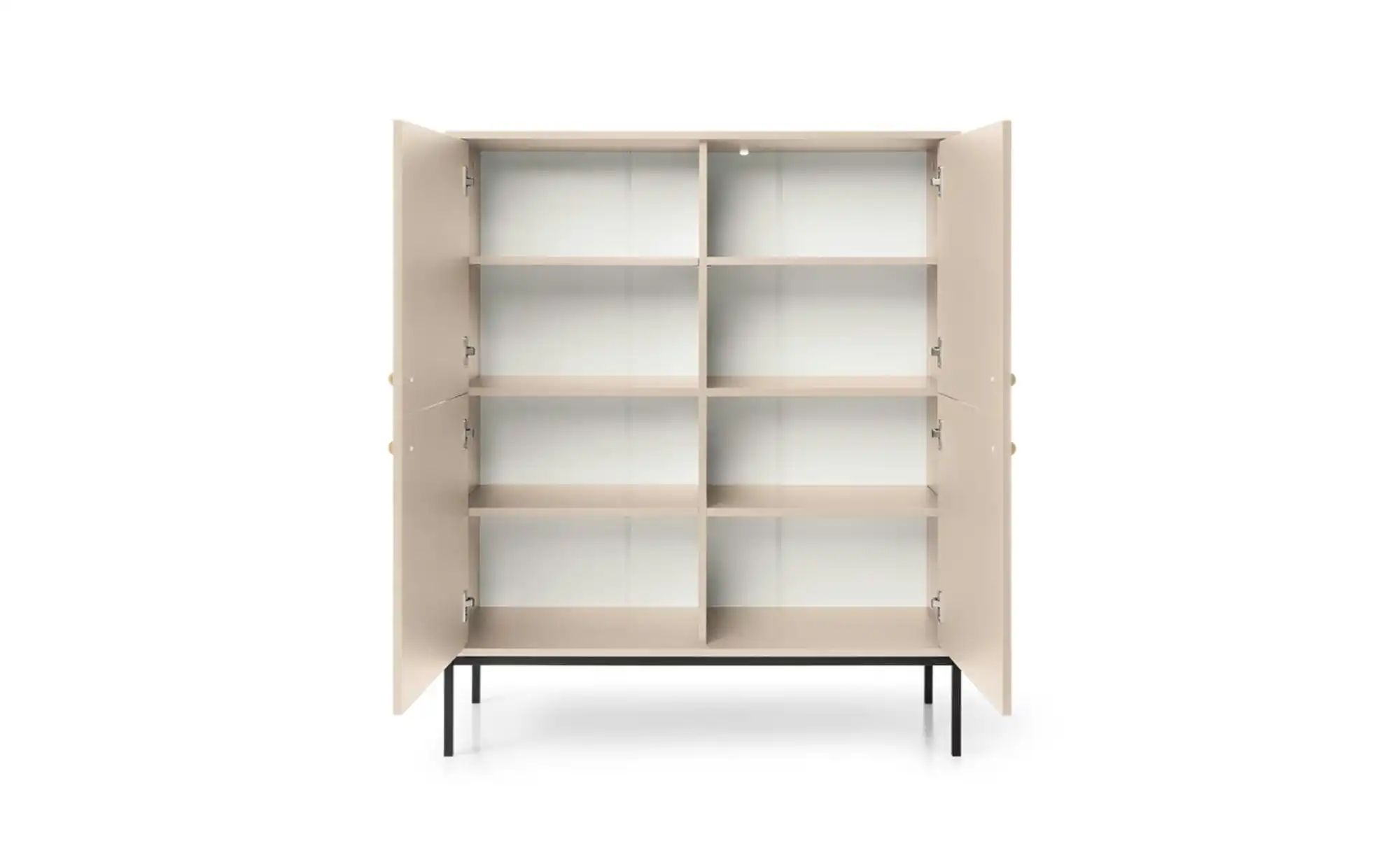 Highboard  Molly ¦ beige ¦ Maße (cm): B: 103,5 H: 125,5 Kommoden & Sideboar günstig online kaufen