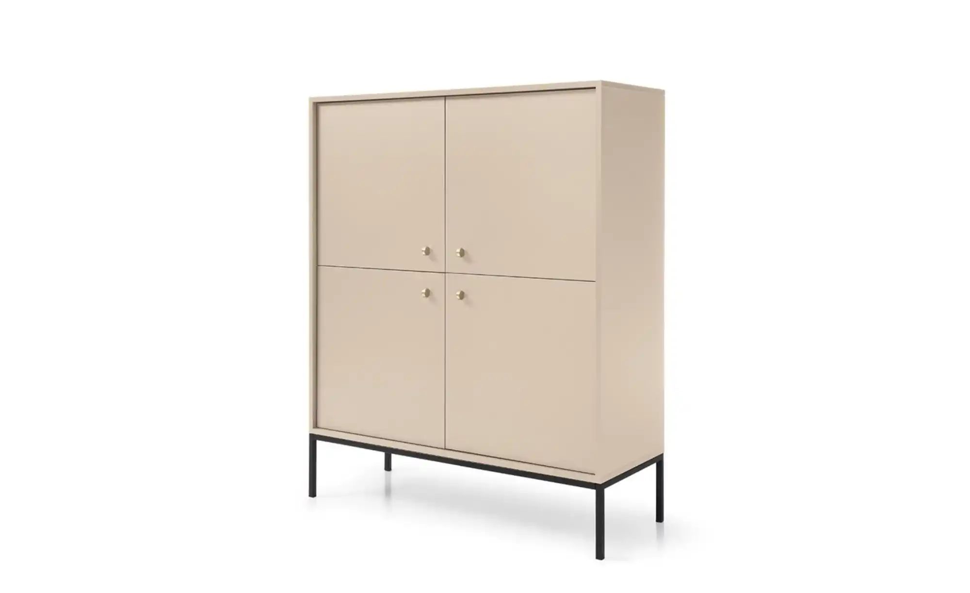 Highboard  Molly ¦ beige ¦ Maße (cm): B: 103,5 H: 125,5 Kommoden & Sideboar günstig online kaufen
