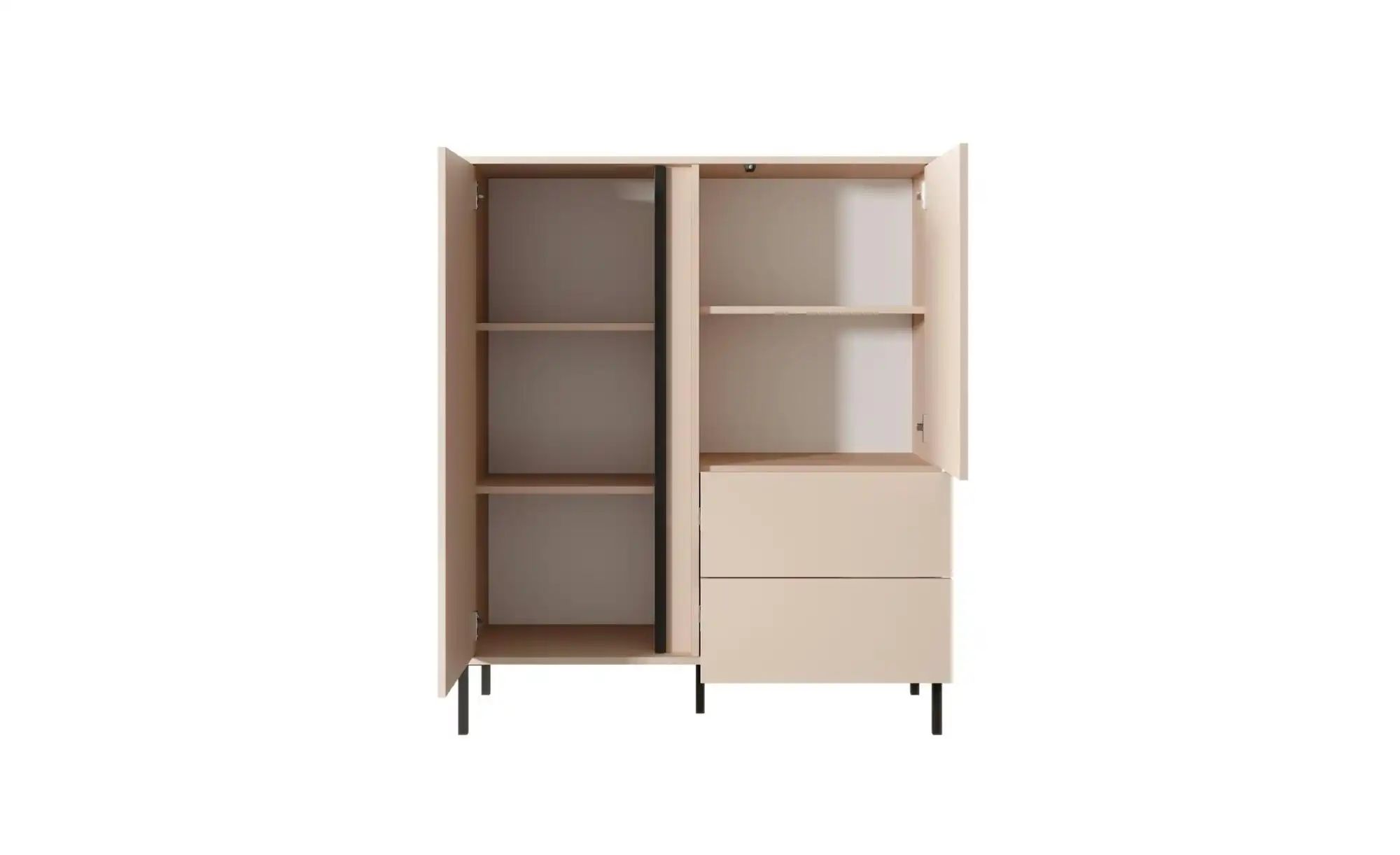 Thumbnail - Highboard Holen ¦ beige ¦ Maße (cm): B: 103 H: 123 Kommoden & Sideboards > Highboards - Höffner